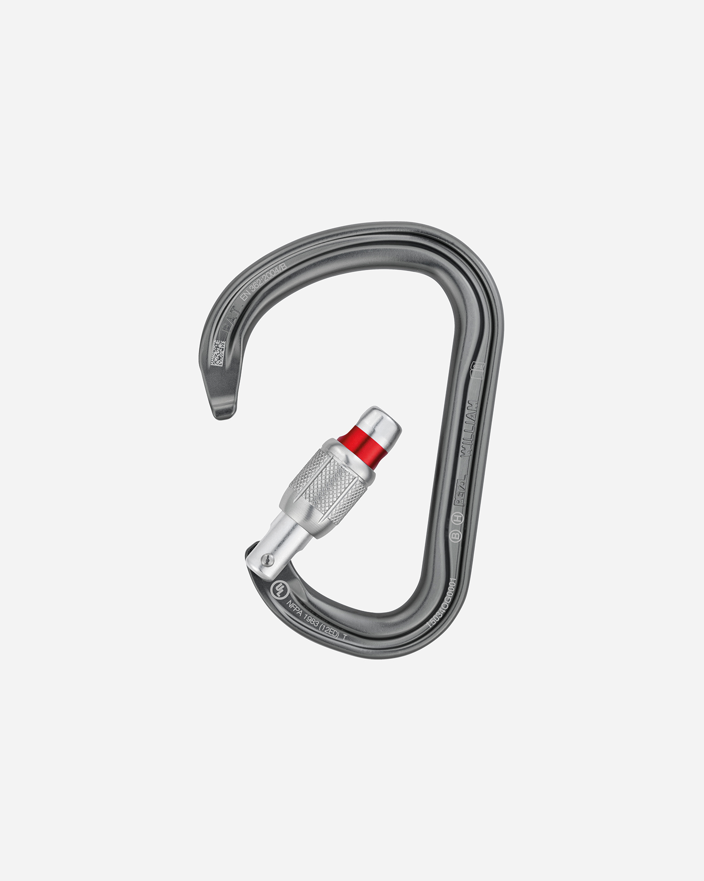 Moschettone PETZL WILLIAM SL  - Grigio - 2 | Cisalfa Sport