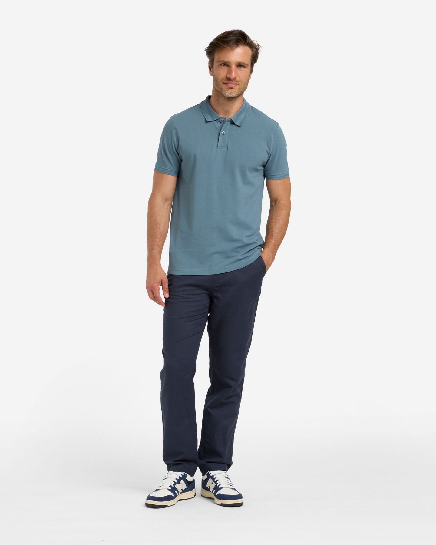 Polo DACK'S ESSENTIAL M - Azzurro - 4 | Cisalfa Sport