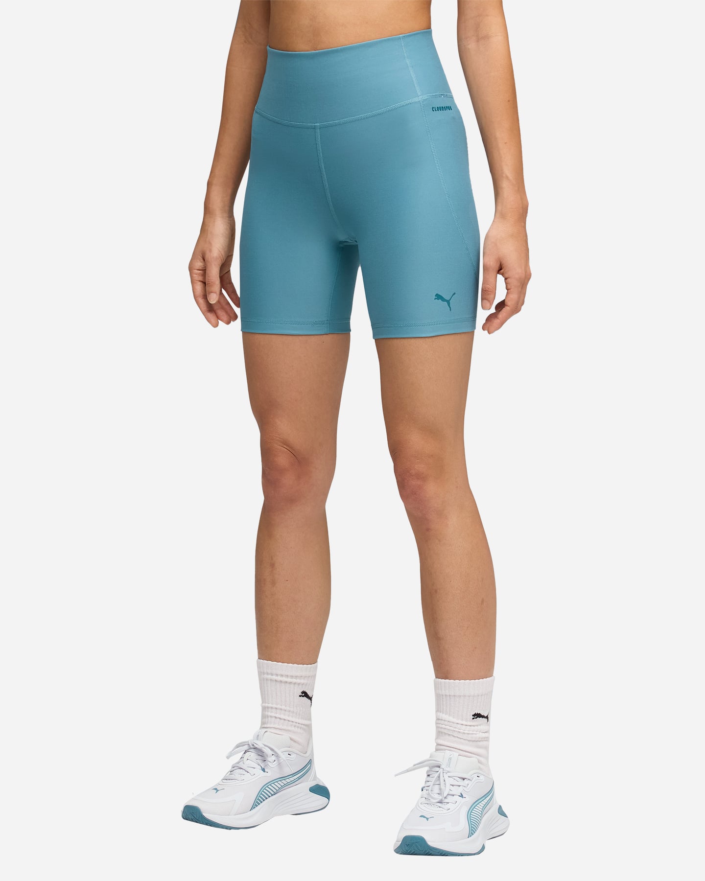 Short training PUMA CLOUDSPUN 6IN W - Azzurro - 3 | Cisalfa Sport
