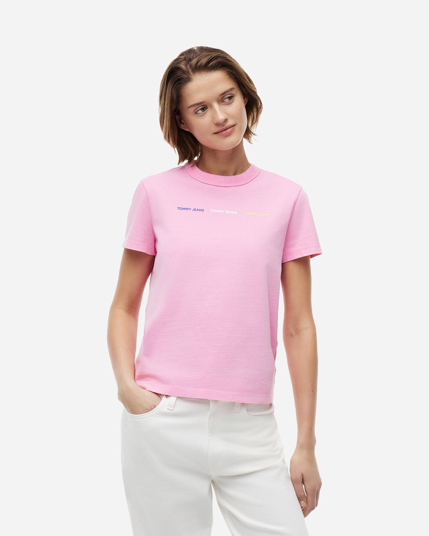 T-shirt TOMMY HILFIGER REPEAT W - Rosa - 1 | Cisalfa Sport