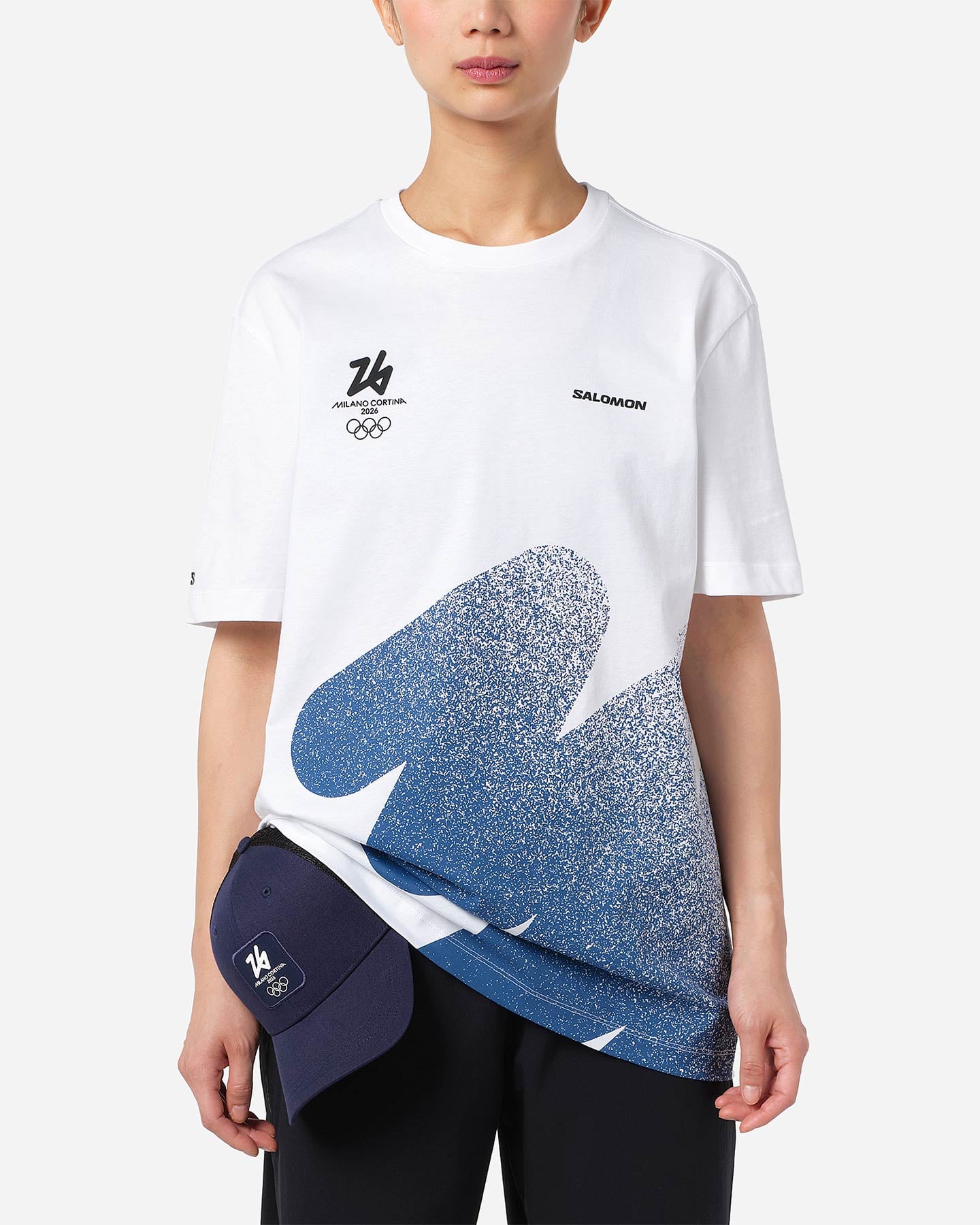 T-shirt SALOMON MILANO CORTINA 2026 OLYMPIC GRAPHIC M - Bianco - 4 | Cisalfa Sport