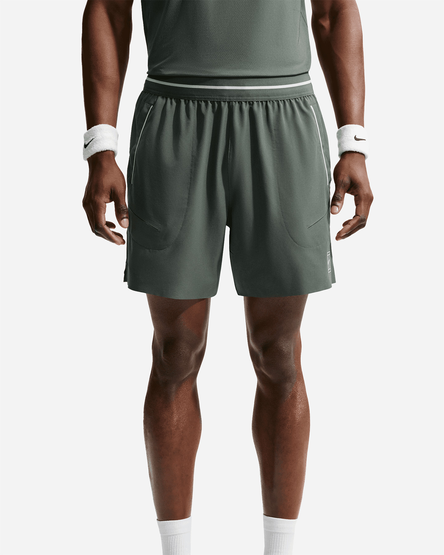 Pantaloncini tennis NIKE JANNIK M - Grigio - 3 | Cisalfa Sport