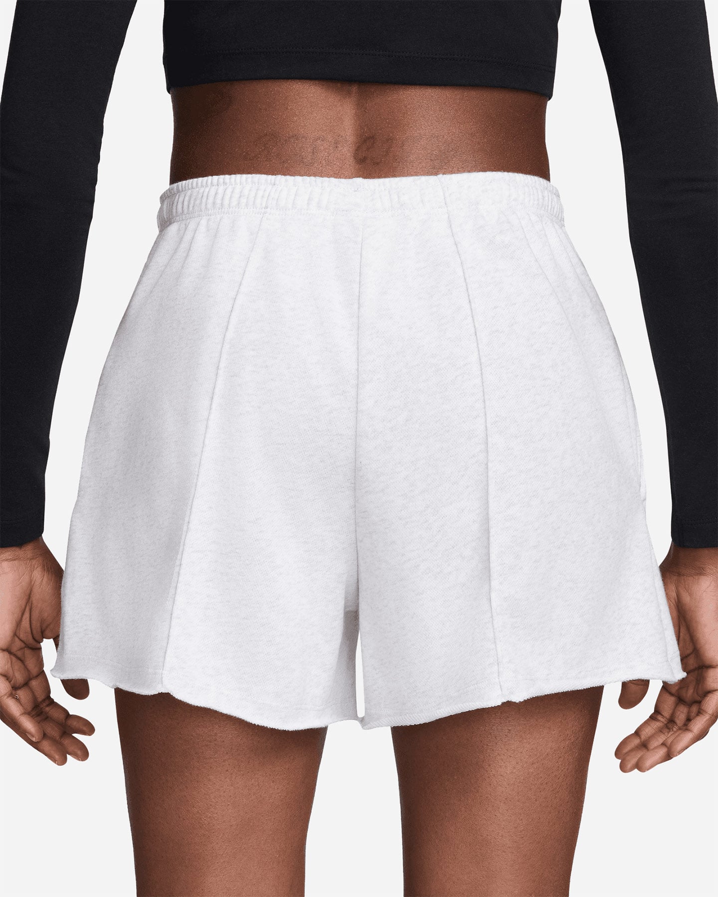 Pantaloncini NIKE CHILL SMALL LOGO W - Bianco - 3 | Cisalfa Sport