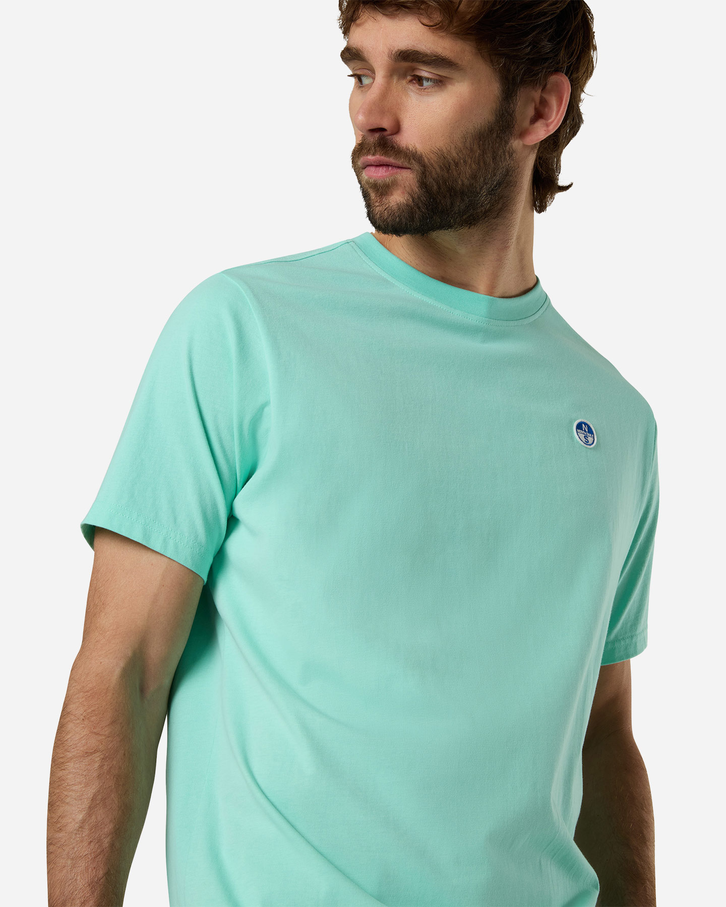 T-shirt NORTH SAILS BASIC BOLLO M - Verde - 4 | Cisalfa Sport