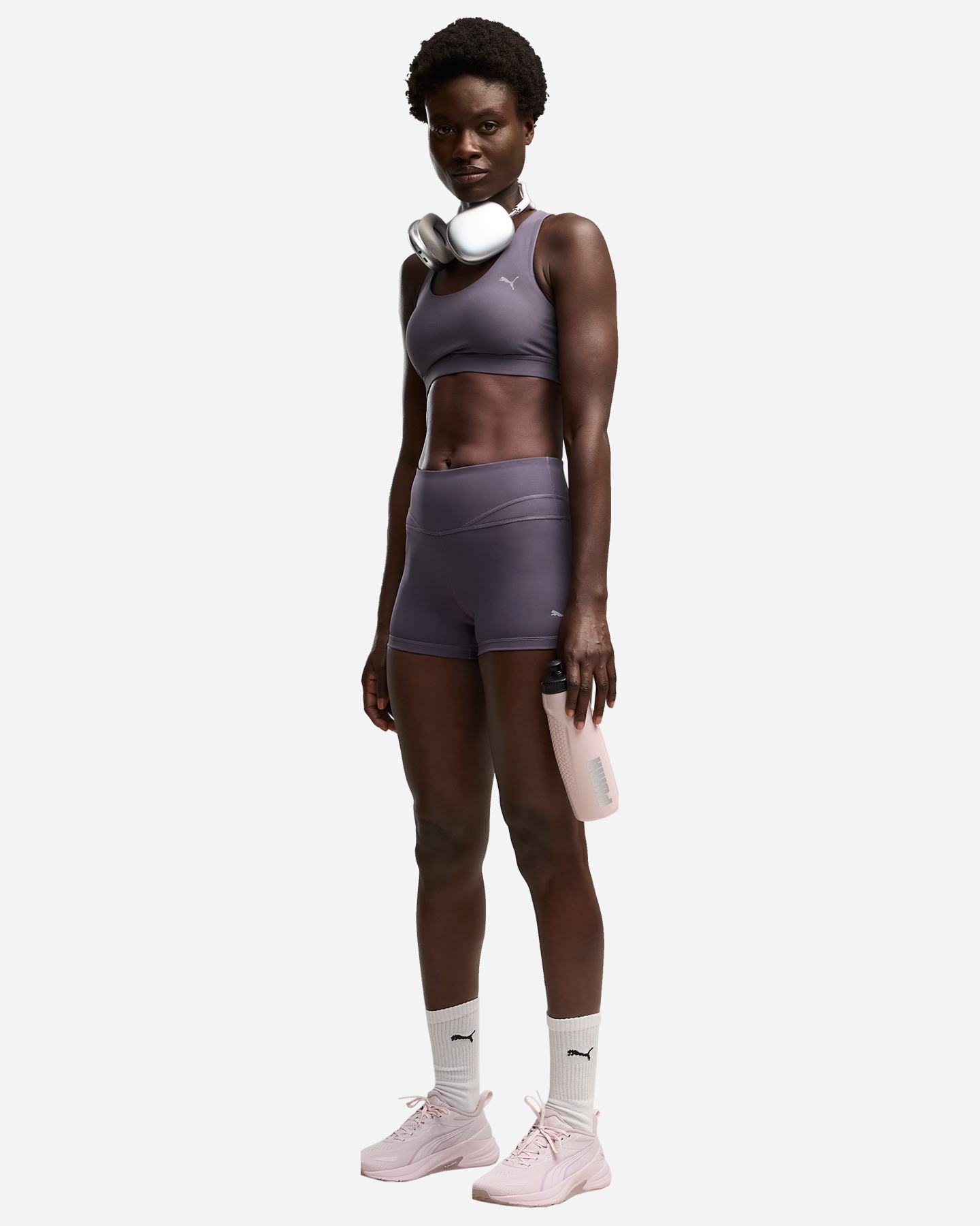 Bra training PUMA CLOUDSPUN MID W - Viola - 3 | Cisalfa Sport
