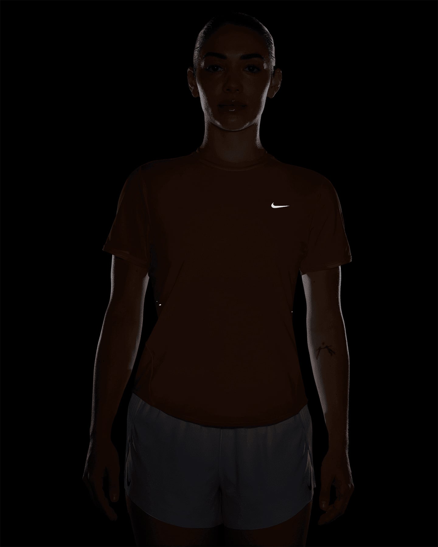 T-shirt running NIKE ORANGE PULSE W - Arancione - 3 | Cisalfa Sport