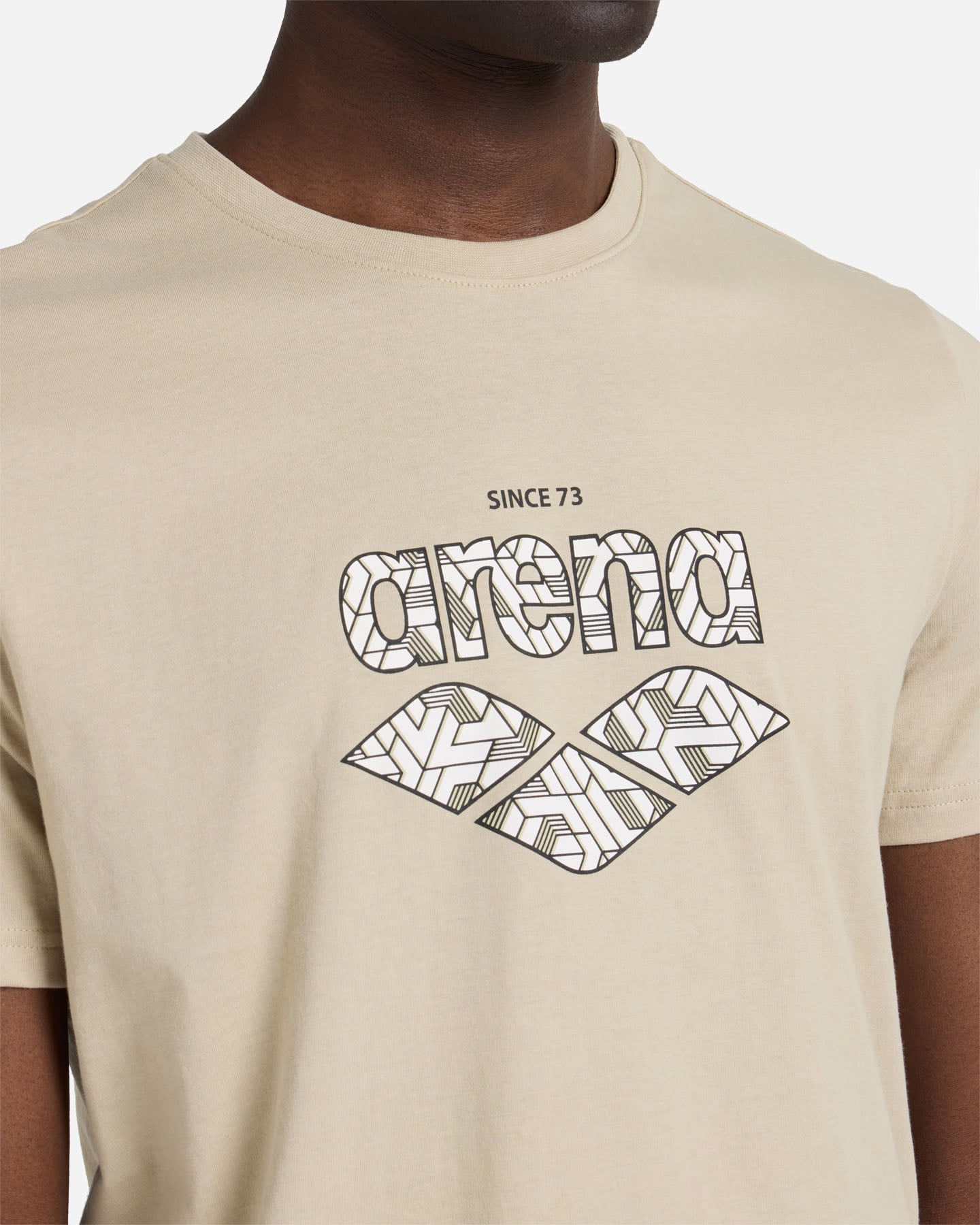 T-shirt ARENA ATHLETIC ESSENTIAL M - Beige - 5 | Cisalfa Sport