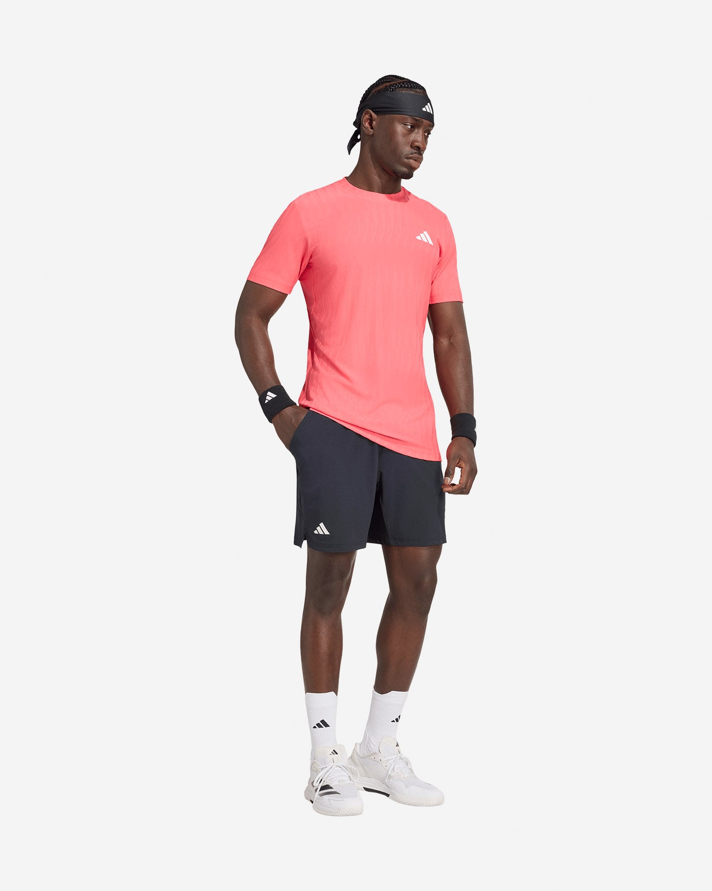 T-shirt tennis ADIDAS SPORT M - Rosso - 2 | Cisalfa Sport