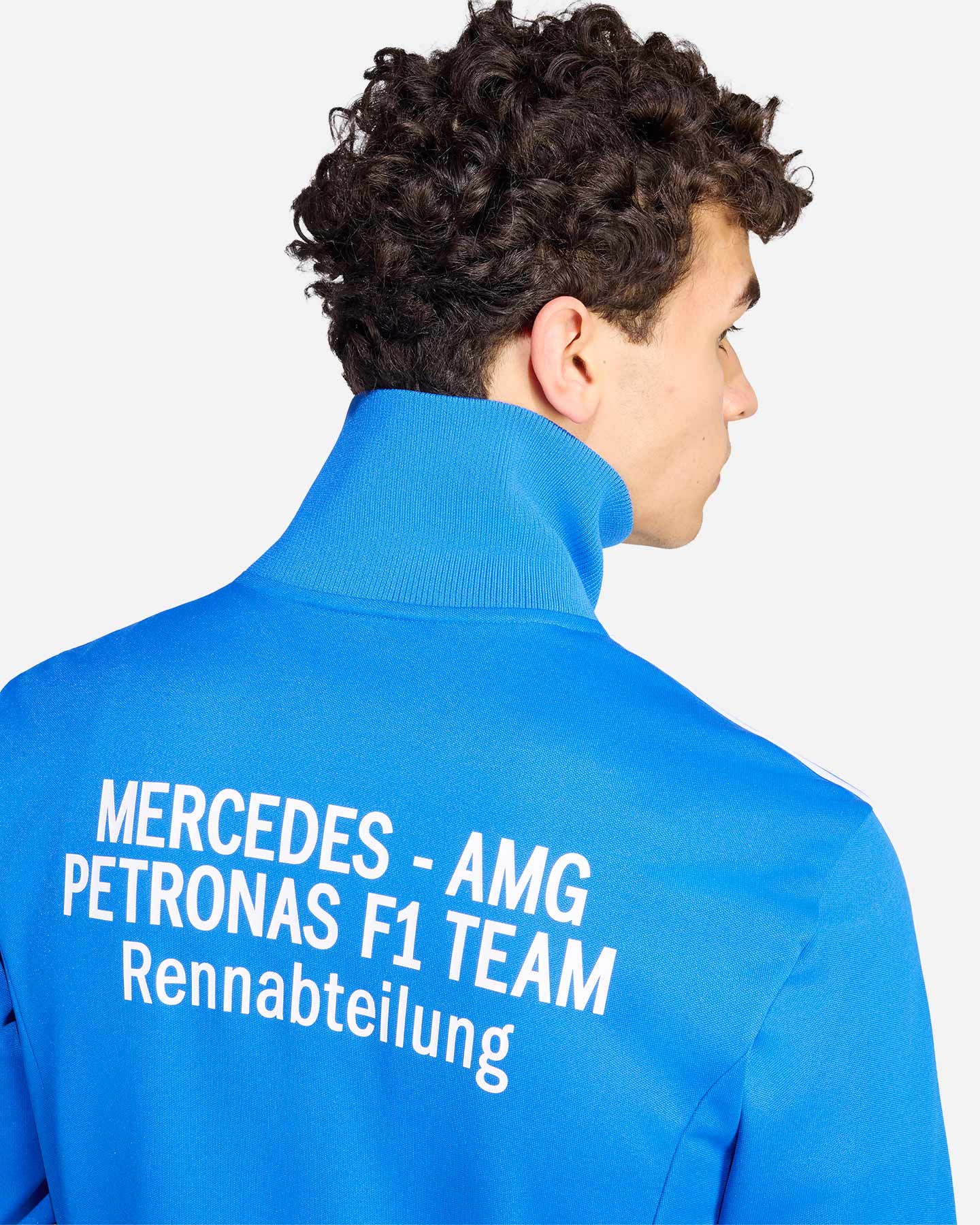 Felpa ADIDAS ORIGINALS MERCEDES 3STRIPES M - Blu - 4 | Cisalfa Sport