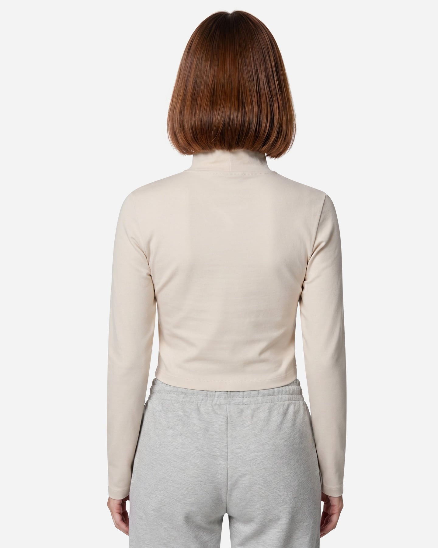 Felpa MIA M INTERLOCK CROP W - Bianco - 3 | Cisalfa Sport