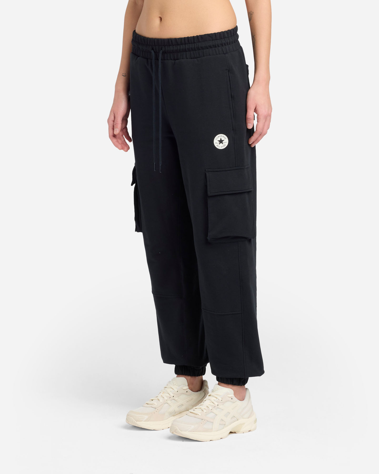Pantalone CONVERSE CHUCK TAYLOR CARGO W - Nero - 2 | Cisalfa Sport