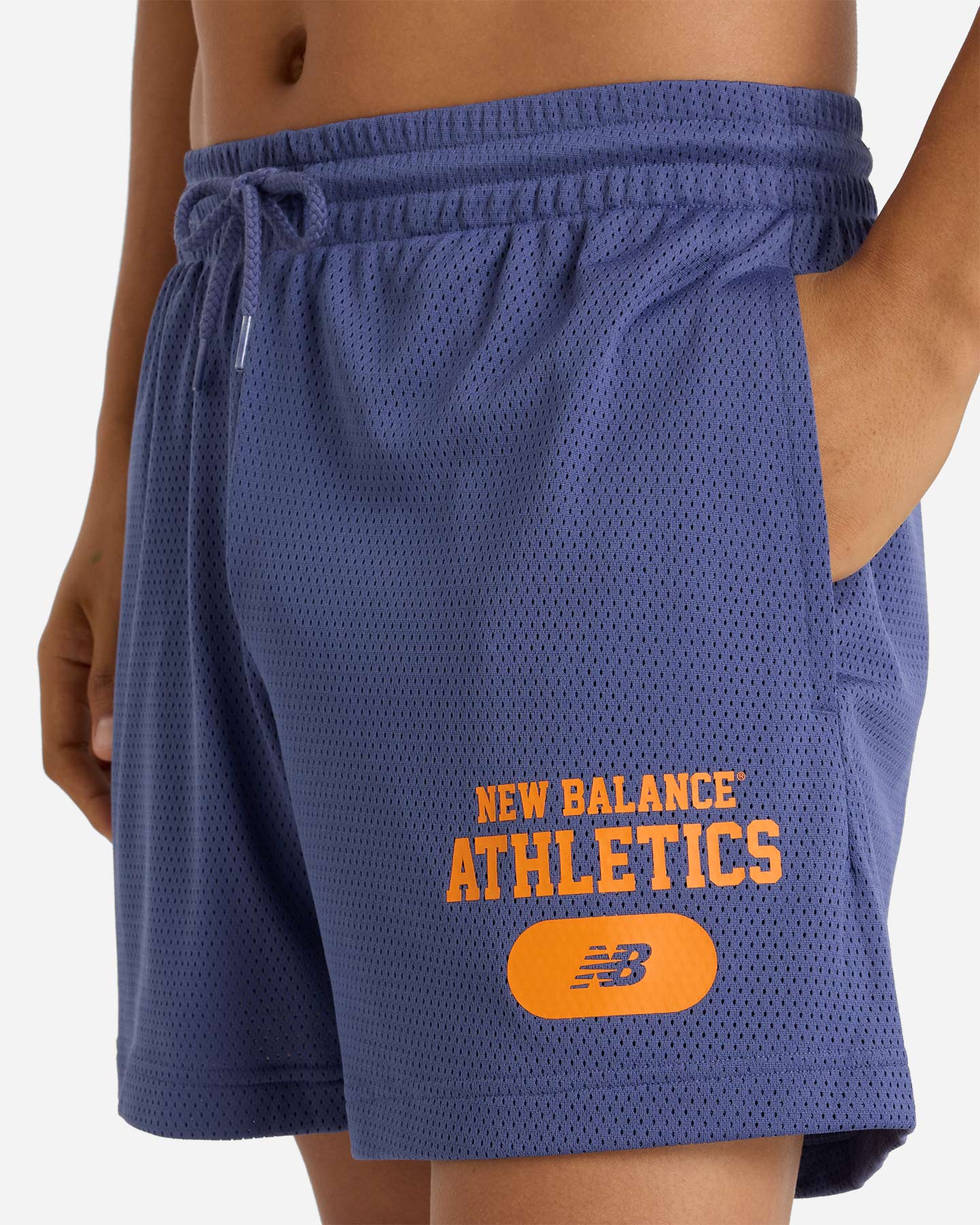 Pantaloncini NEW BALANCE HERITAGE MESH M - Blu - 3 | Cisalfa Sport