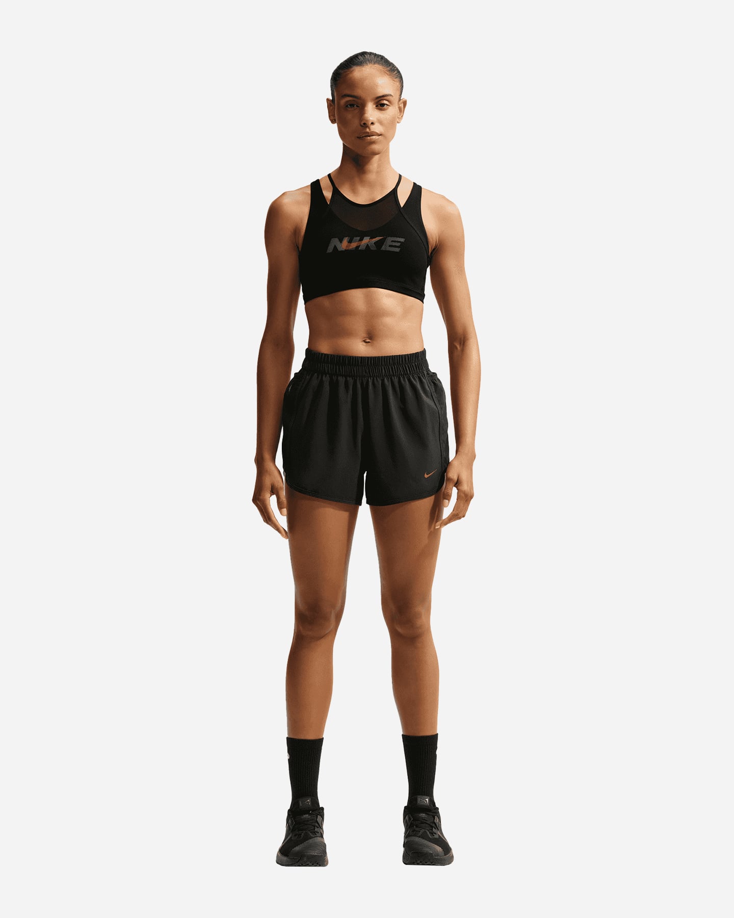 Bra training NIKE ONE BIG LOGO W - Nero - 1 | Cisalfa Sport
