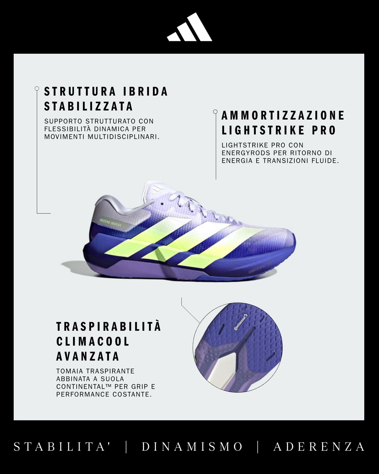 Scarpe training ADIDAS ADIZERO DROPSET PRO W - Viola - 1 | Cisalfa Sport