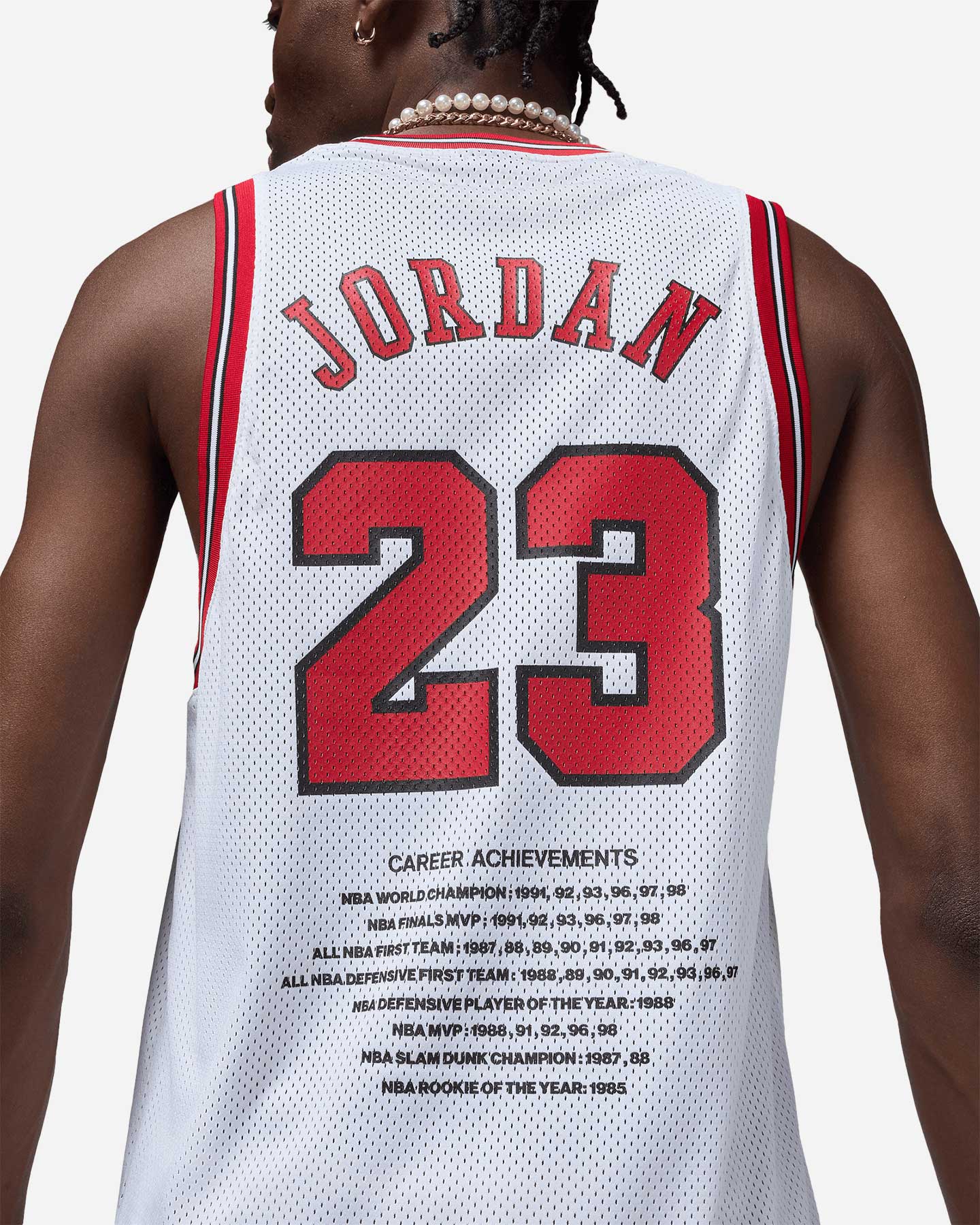 Maglia basket NIKE JORDAN M - Bianco - 4 | Cisalfa Sport