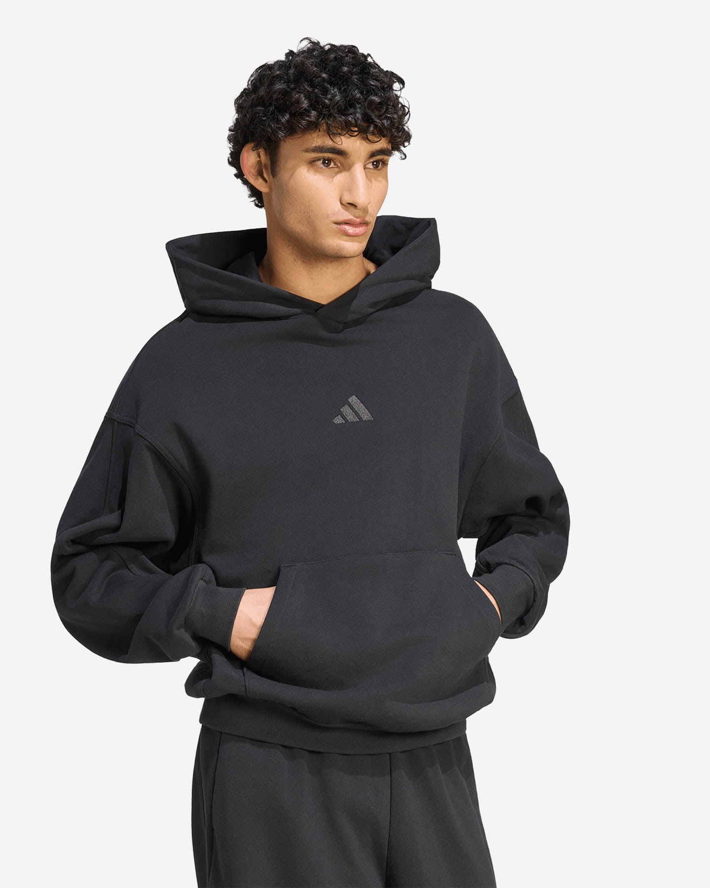 Felpa ADIDAS KIT SMALL LOGO M - Nero - 1 | Cisalfa Sport