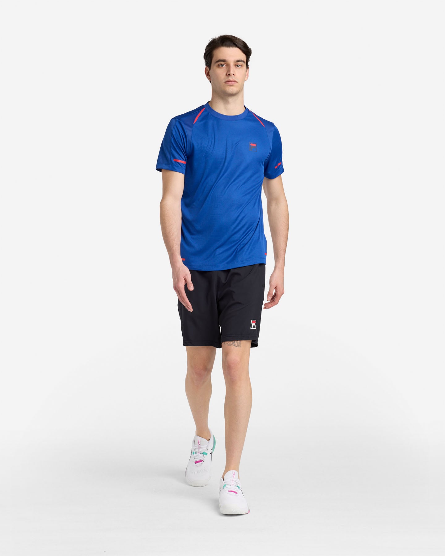 T-shirt tennis FILA COURT LINE M - Blu royal - 2 | Cisalfa Sport
