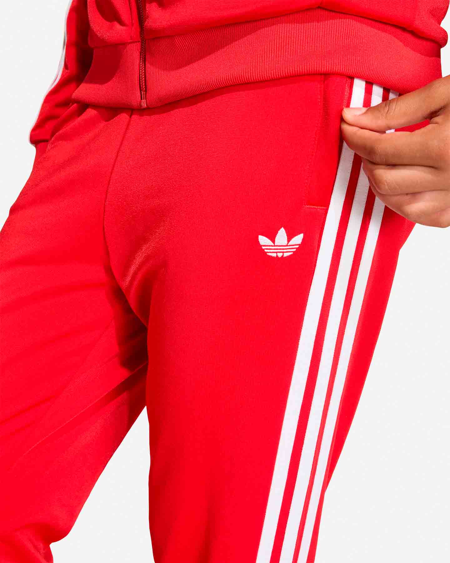 Pantalone ADIDAS SST JR - Rosso - 4 | Cisalfa Sport