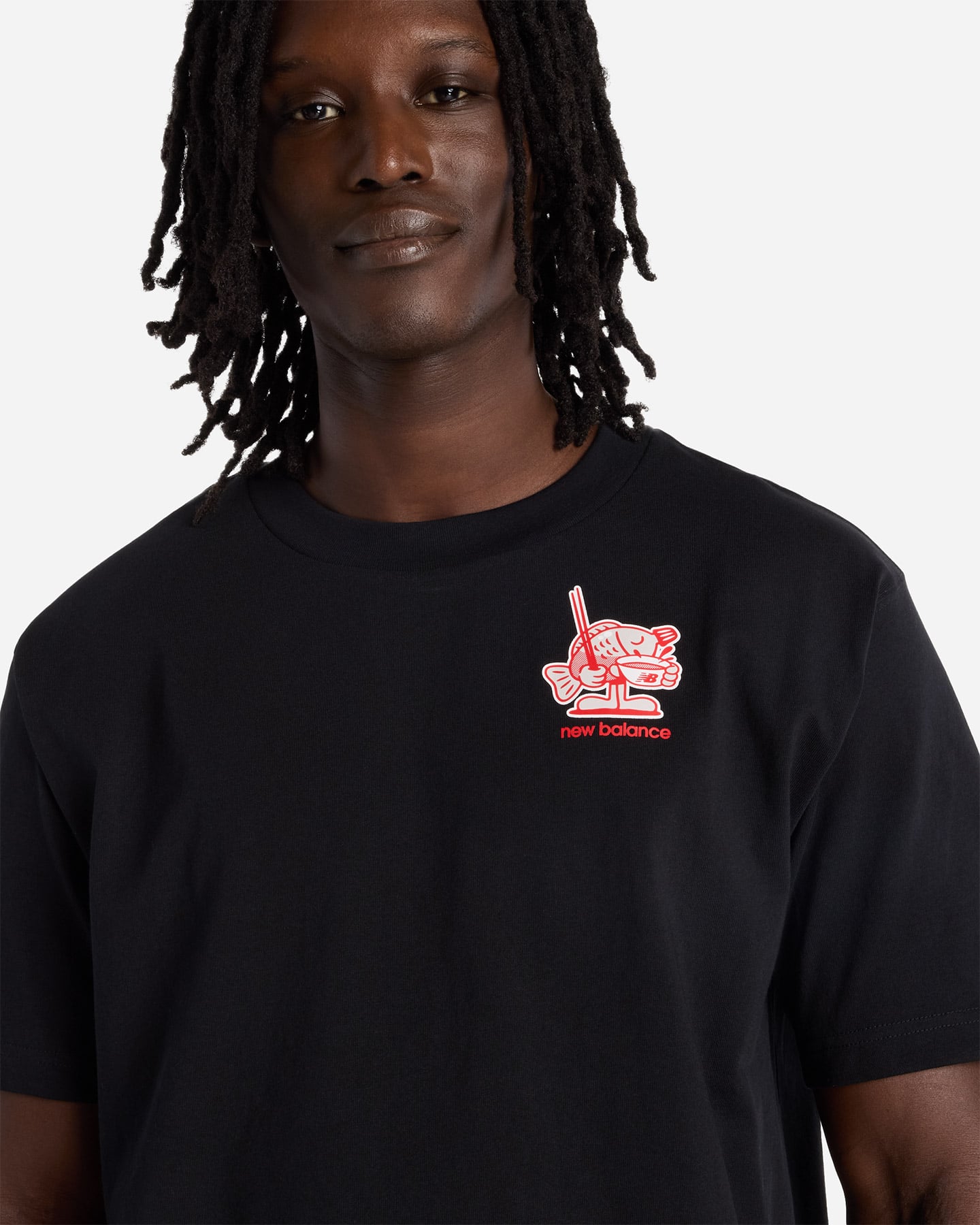 T-shirt NEW BALANCE ATHLETICS GRAPHICS RAMEN M - Nero - 4 | Cisalfa Sport