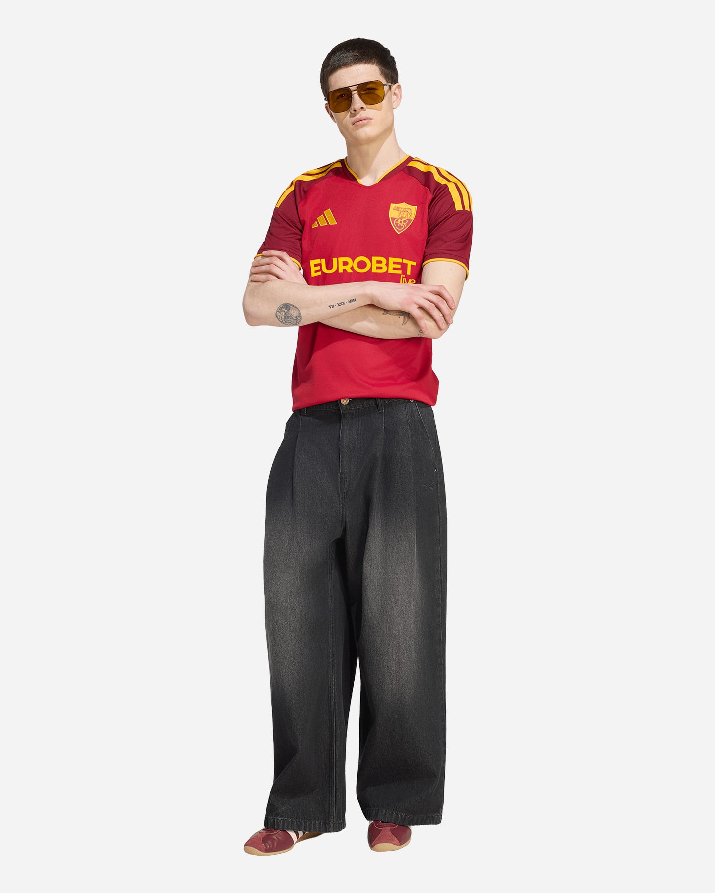 Maglia calcio ufficiale ADIDAS AS ROMA HOME 26-27 M - 4 | Cisalfa Sport