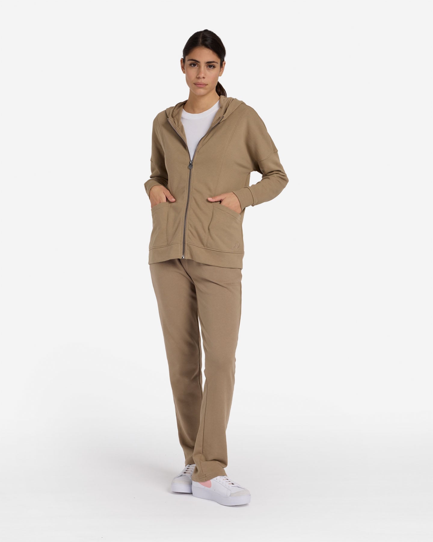 Felpa ADMIRAL CLASSIC W - Beige - 5 | Cisalfa Sport