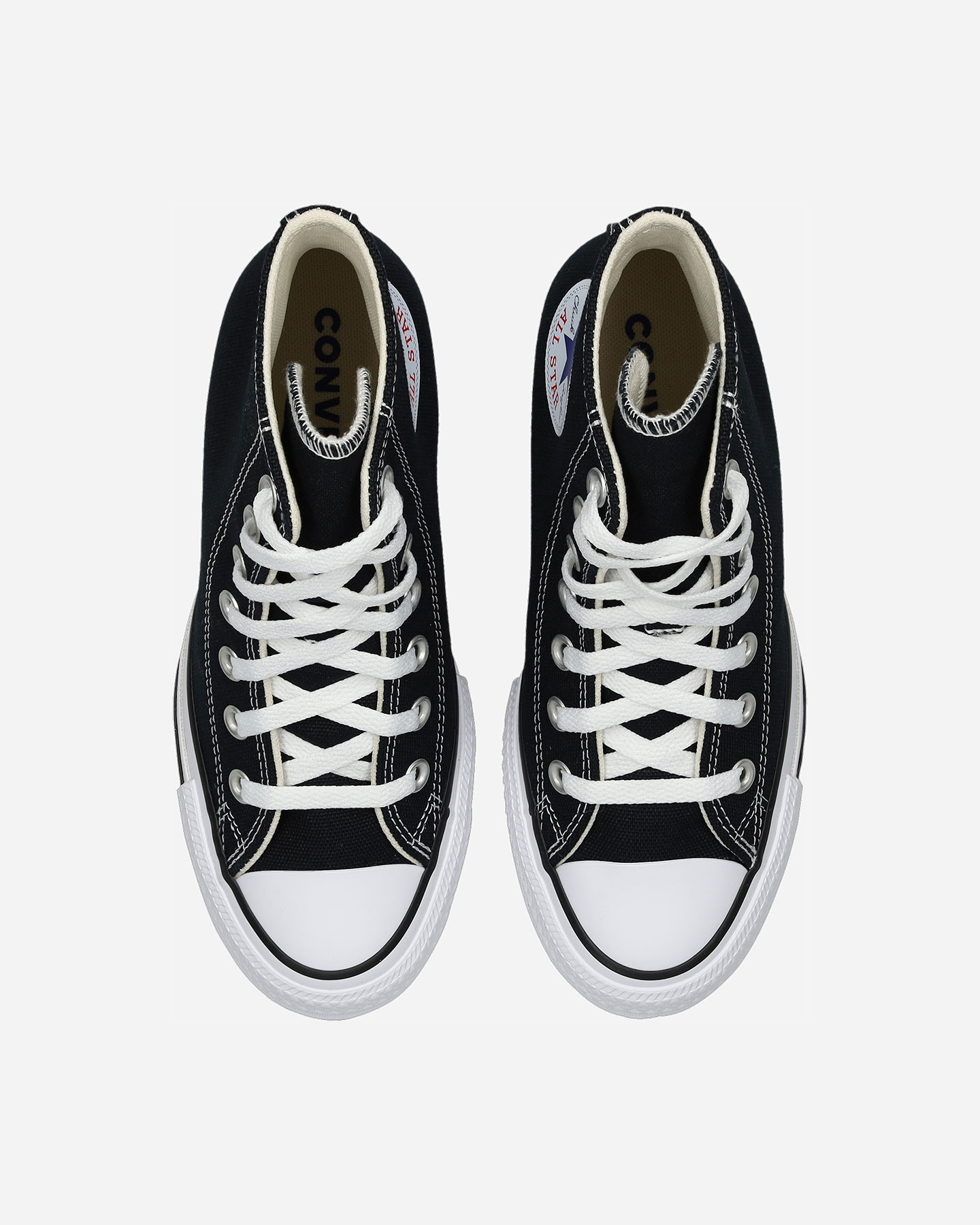 Scarpe sneakers CONVERSE CHUCK TAYLOR ALL STAR WEDGE HIGH W - Nero - 4 | Cisalfa Sport