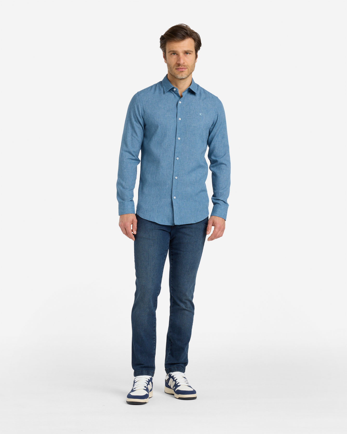 Camicia BEST COMPANY NEXT 24/7 M - Blu - 4 | Cisalfa Sport