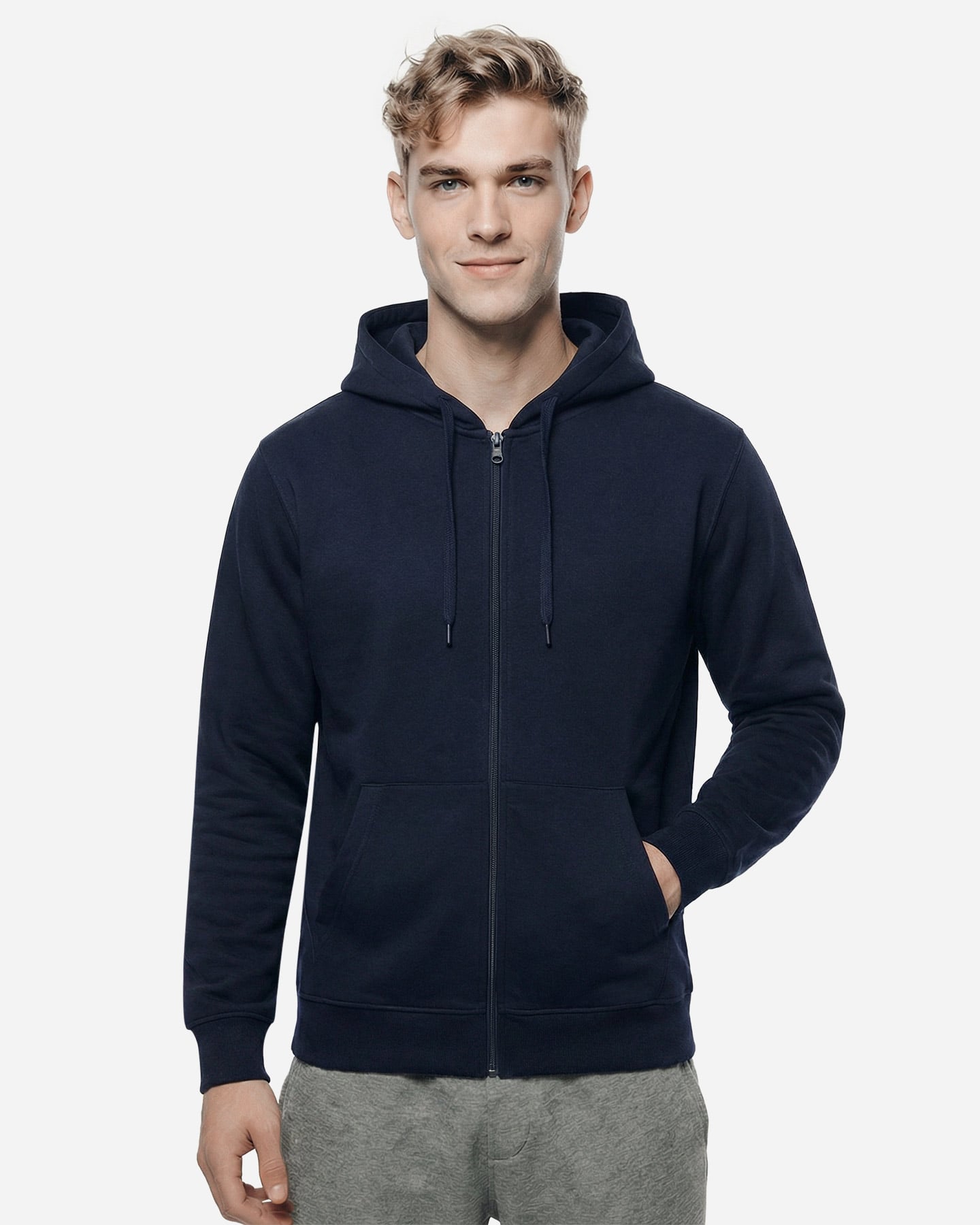 Felpa ABC BASIC ATHLETIC M - Blu - 2 | Cisalfa Sport