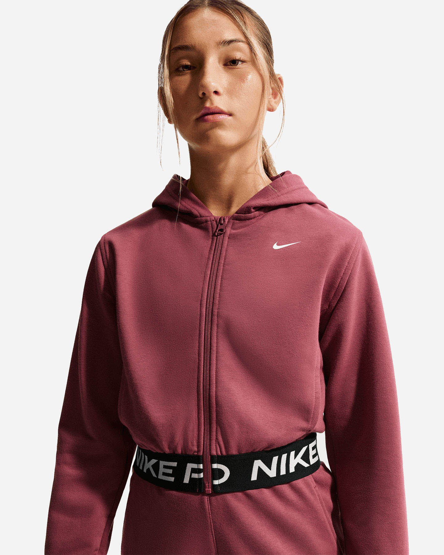 Felpa NIKE TAPE PRO RISE JR - Rosa - 3 | Cisalfa Sport