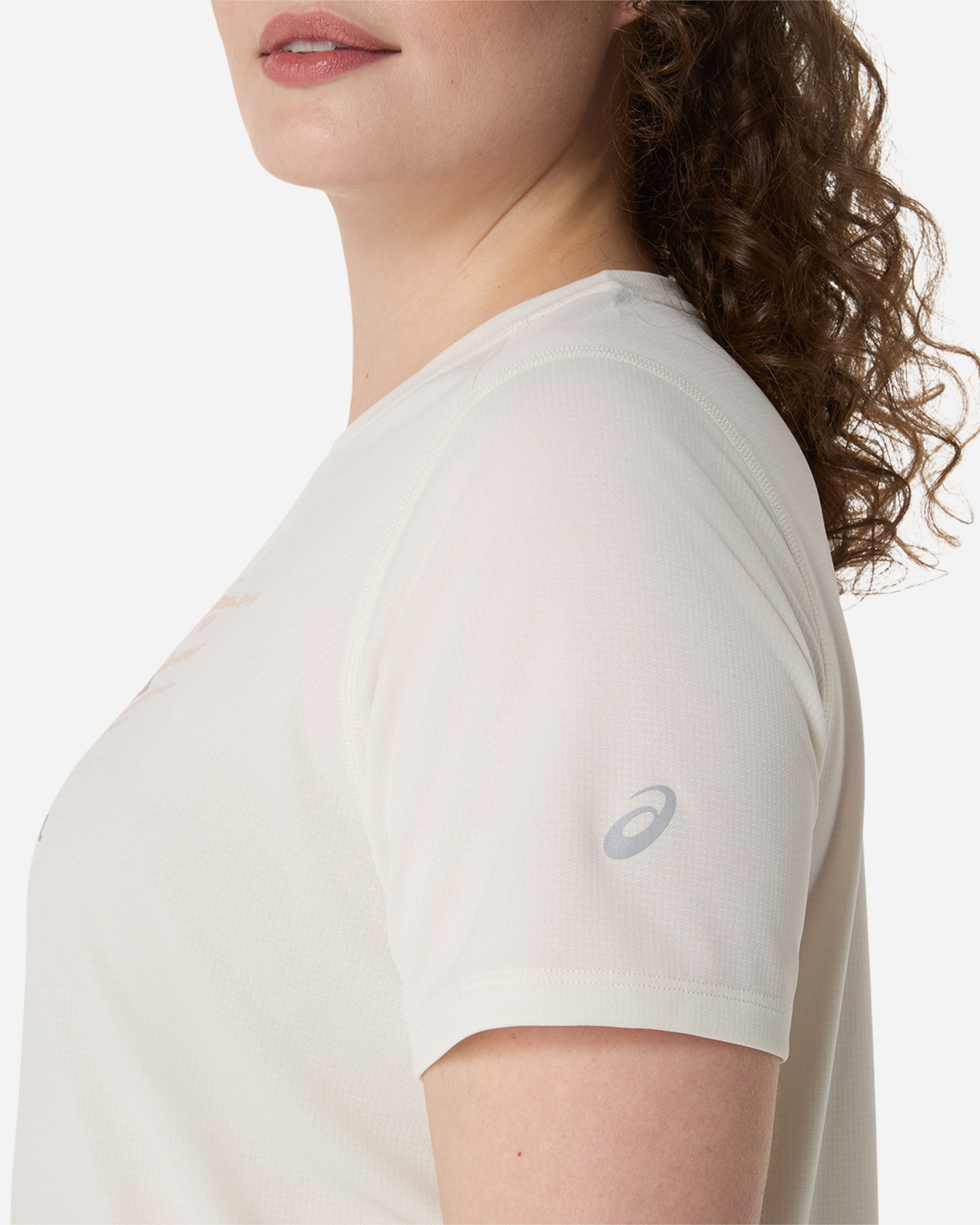 T-shirt running ASICS FUJITRAIL LOGO W - Bianco - 4 | Cisalfa Sport