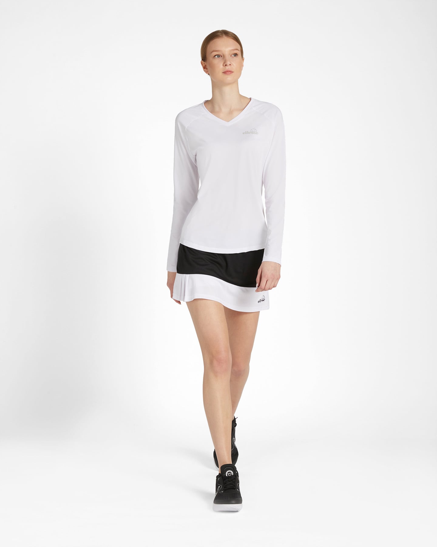 Polo tennis ELLESSE ACE W - Bianco - 3 | Cisalfa Sport