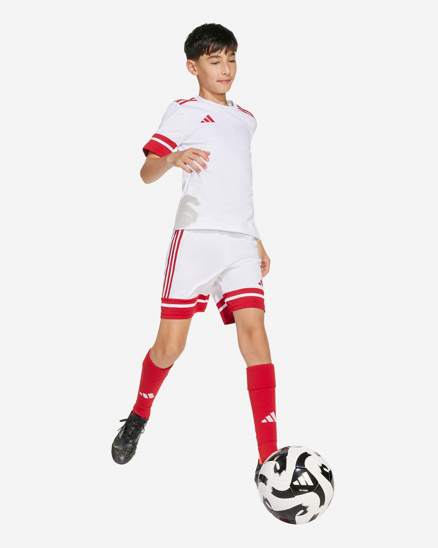 Pantaloncini calcio ADIDAS SQUADRA 25 JR - Bianco - 5 | Cisalfa Sport