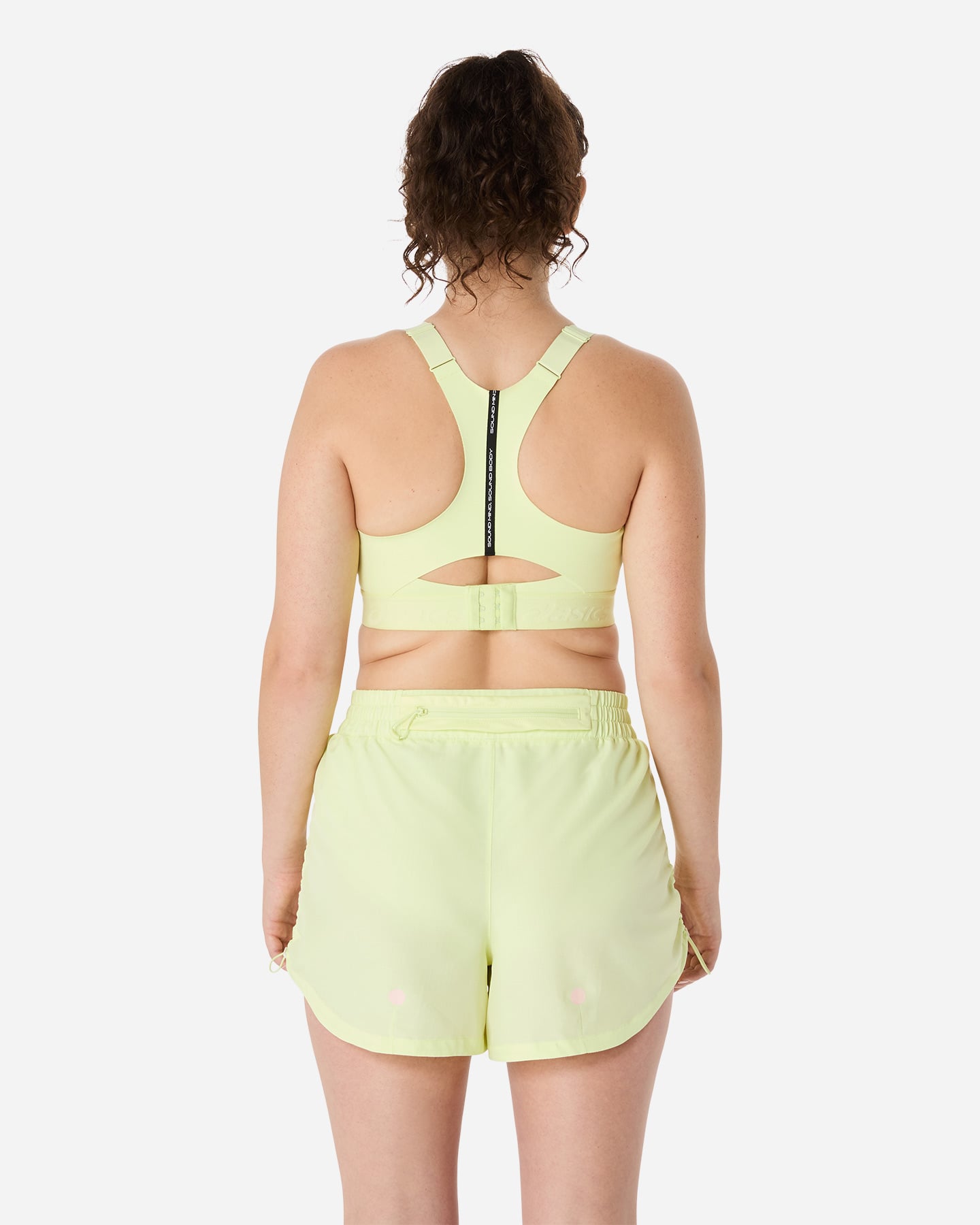 Reggiseno ASICS ROAD COMBINATION W - Giallo - 2 | Cisalfa Sport