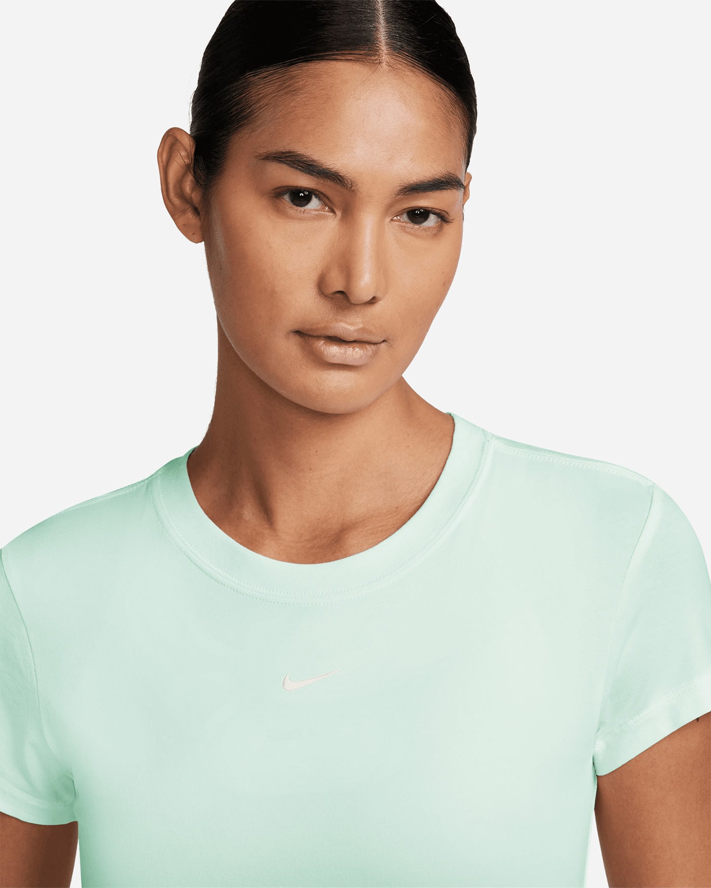 T-shirt NIKE CHILL SMALL LOGO W - Verde - 2 | Cisalfa Sport