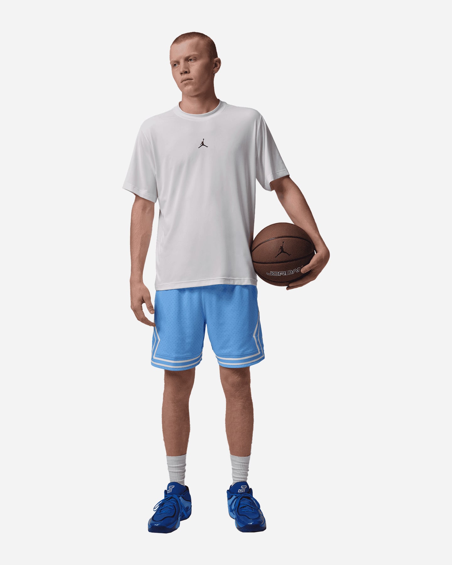 Pantaloncini basket NIKE JORDAN DRI FIT DIAMOND M - Blu - 4 | Cisalfa Sport