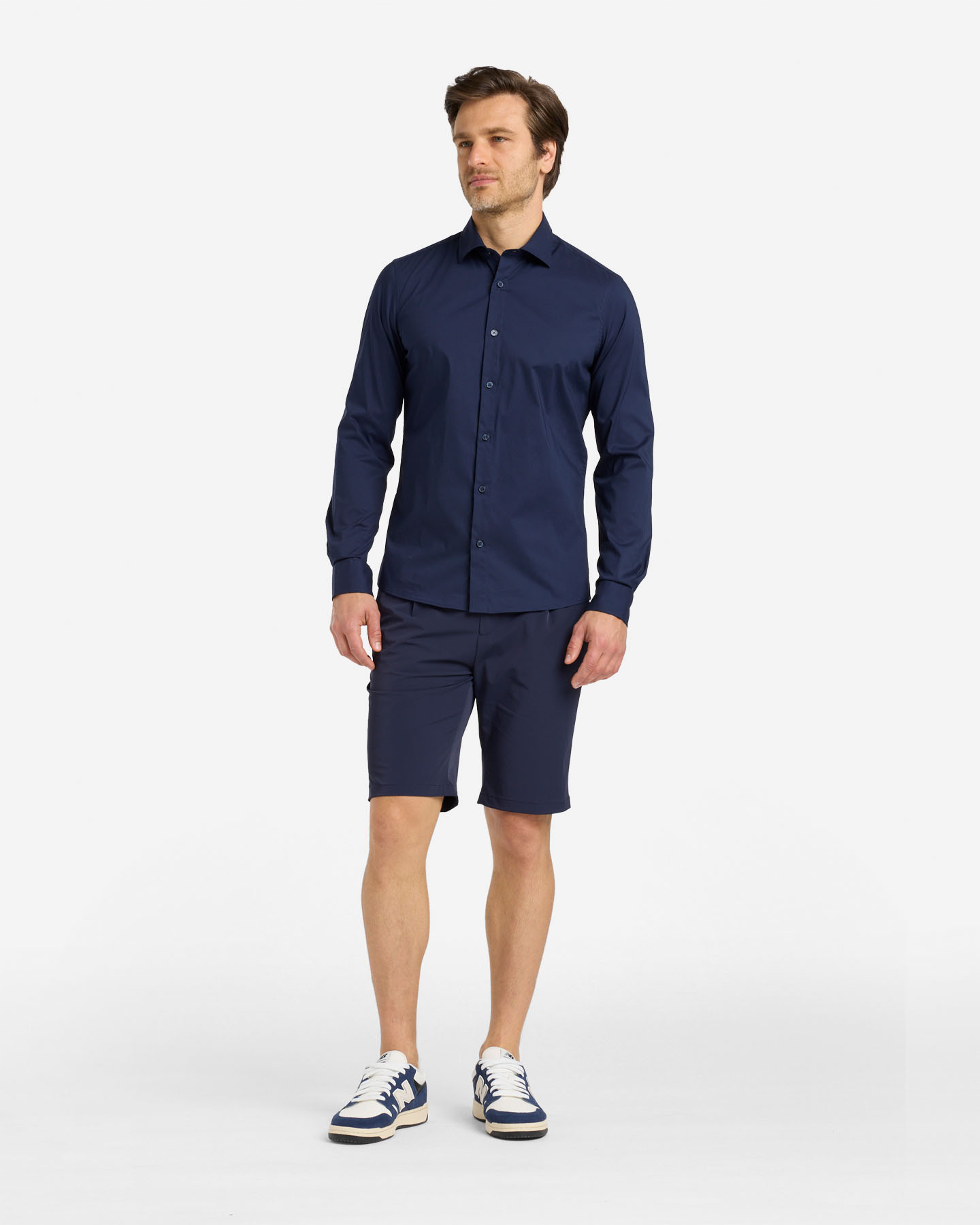Camicia BEST COMPANY STRETCH M - Blu - 4 | Cisalfa Sport