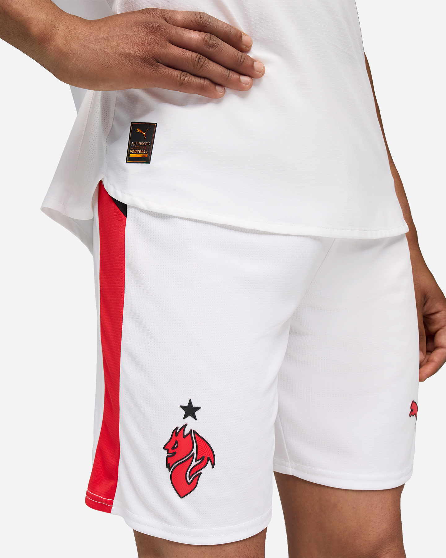 Pantaloncini calcio ufficiali PUMA MILAN HOME REPLICA 25-26 M - Nero - 5 | Cisalfa Sport