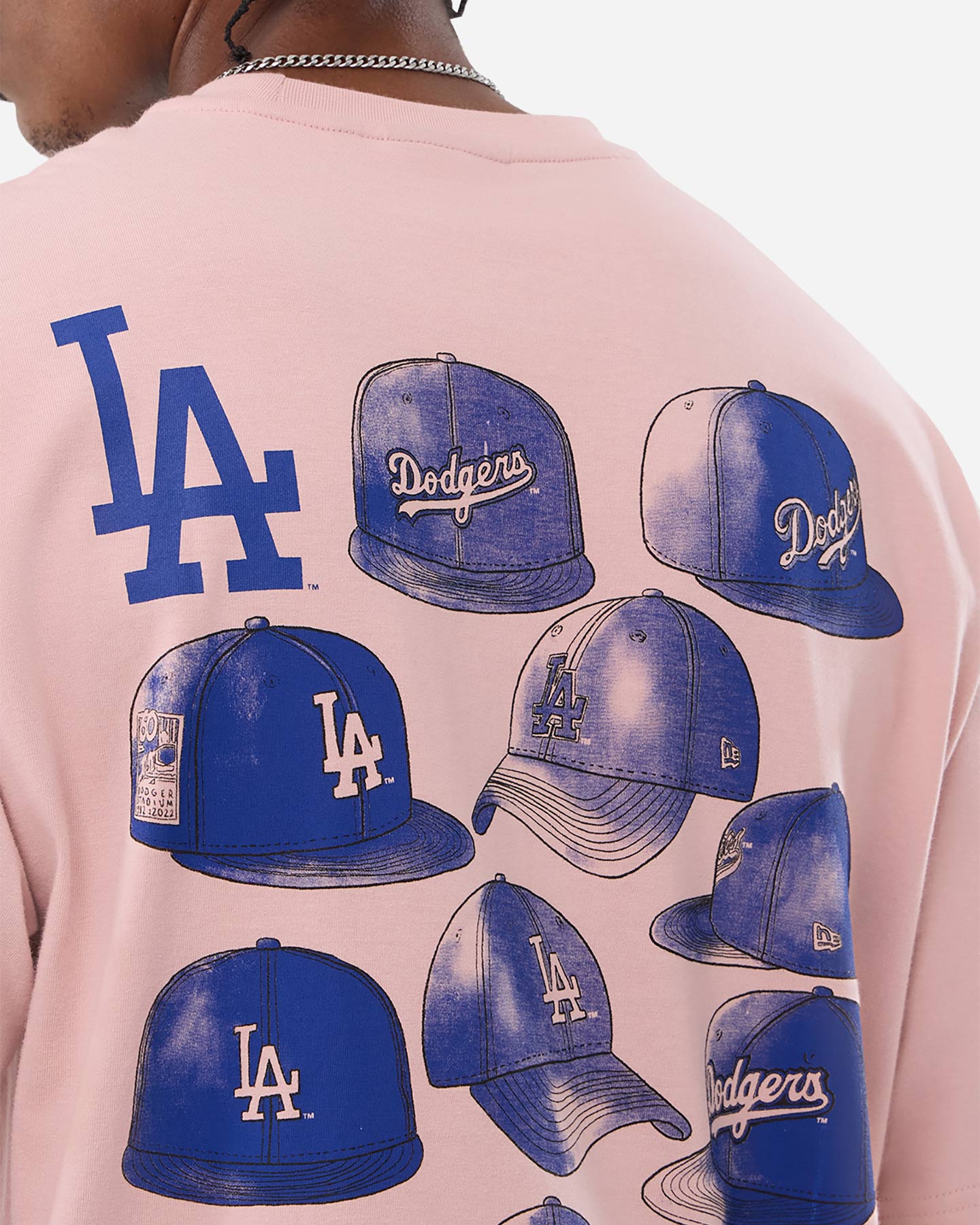 T-shirt NEW ERA LOS ANGELES DODGERS M - Rosa - 4 | Cisalfa Sport