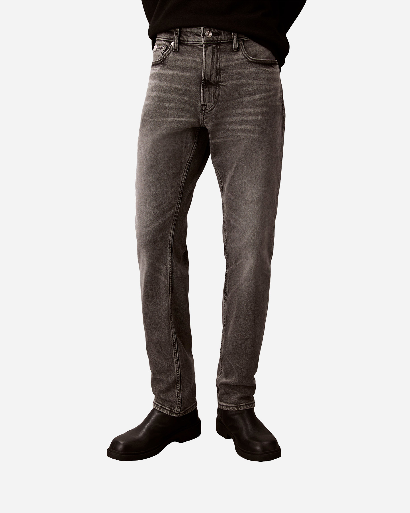 Jeans CALVIN KLEIN JEANS SLIM STRAIGHT L32 M - Grigio - 1 | Cisalfa Sport