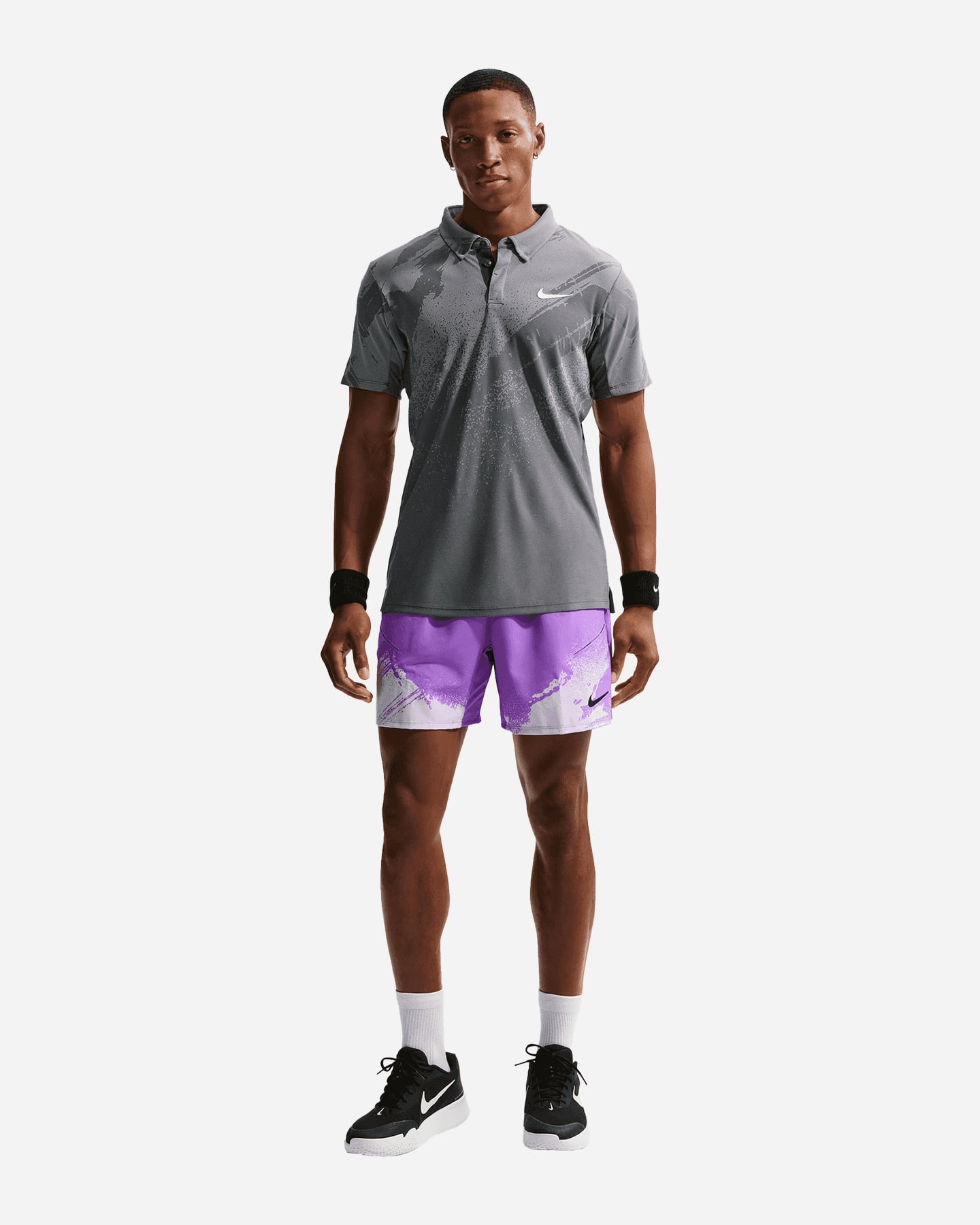 Pantaloncini tennis NIKE CARLOS M - Viola - 1 | Cisalfa Sport