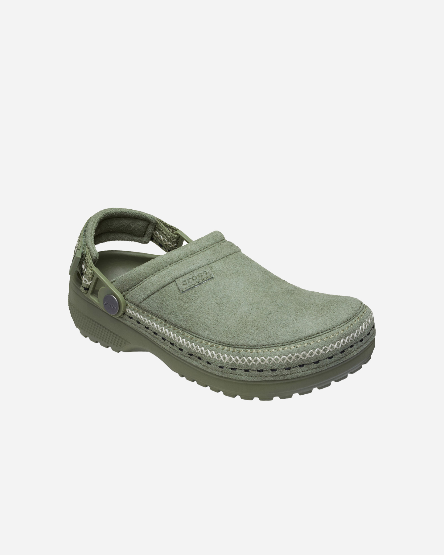 Sandali CROCS CLASSIC CRAFTED VEGAN SUEDE STITCH W - Verde - 1 | Cisalfa Sport