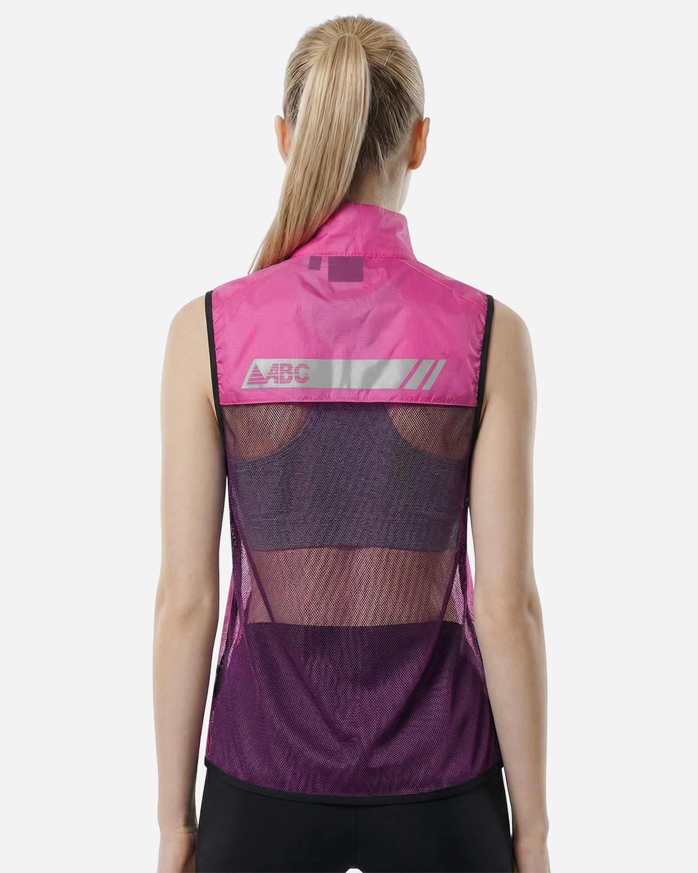 Giacca running ABC ESSENTIAL W - Rosa - 3 | Cisalfa Sport