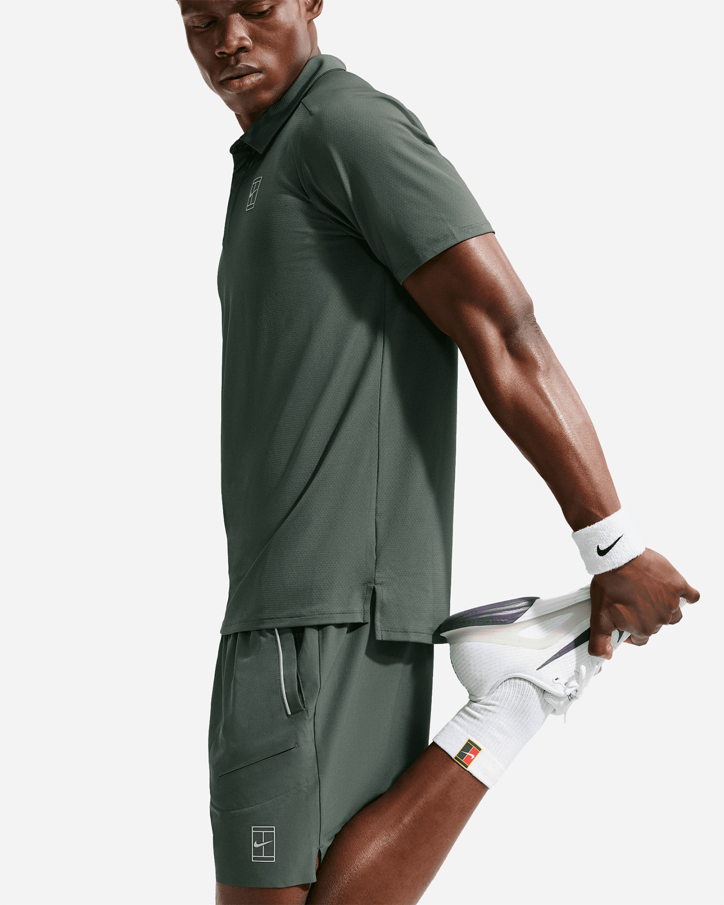 Pantaloncini tennis NIKE JANNIK M - Grigio - 4 | Cisalfa Sport