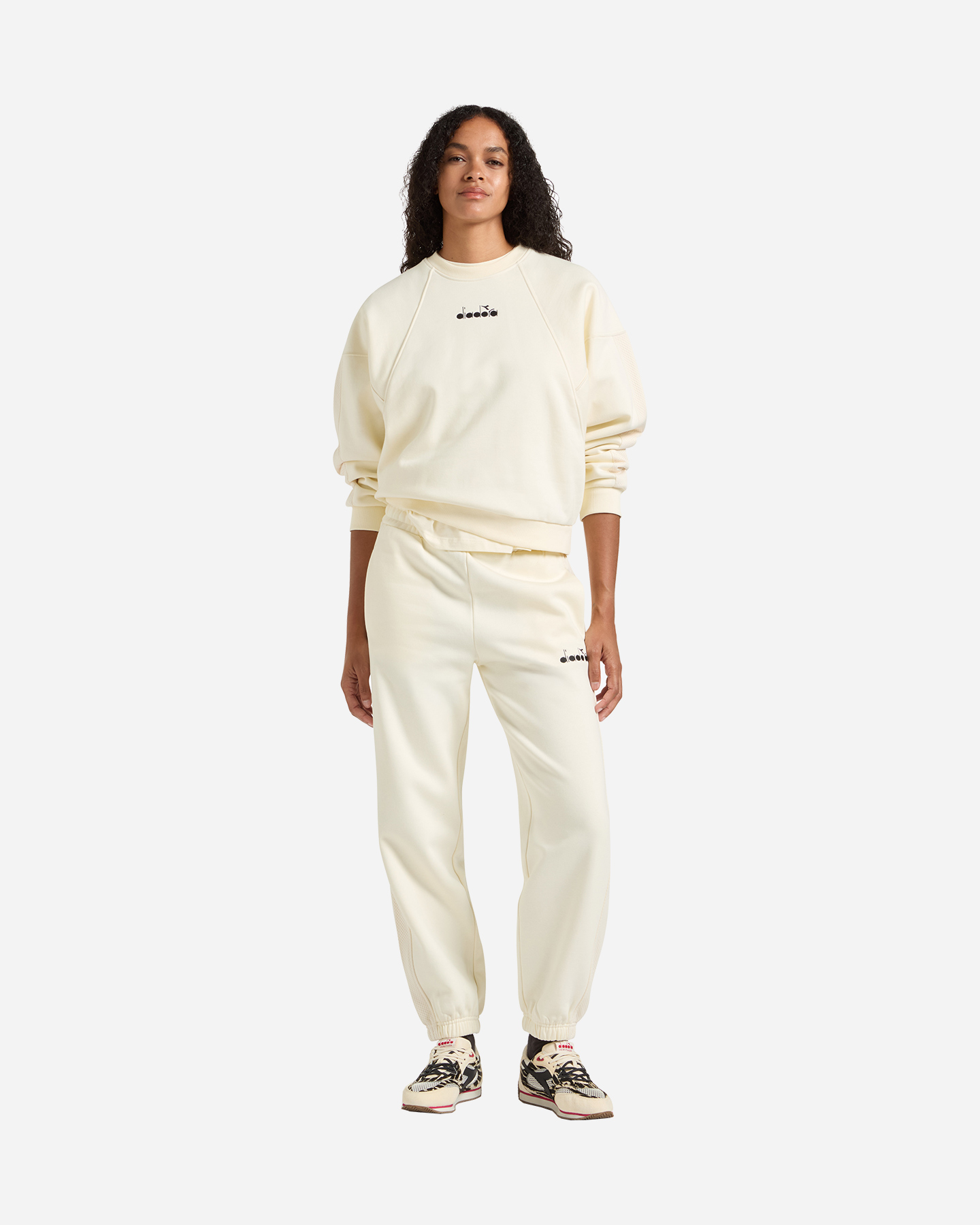 Pantalone DIADORA CLASSIC W - Bianco - 3 | Cisalfa Sport