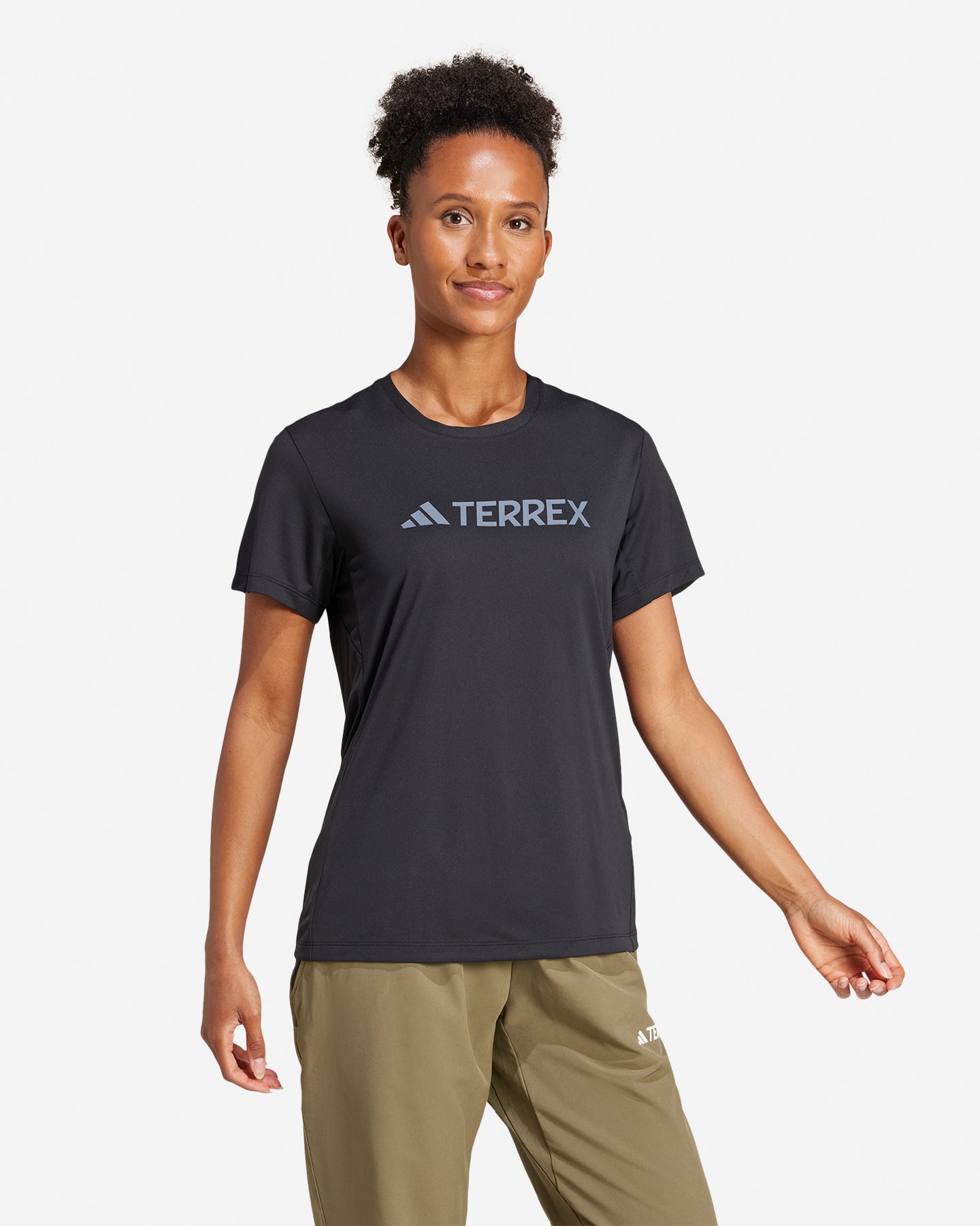 T-shirt ADIDAS MT LOG TECH W - Nero - 3 | Cisalfa Sport
