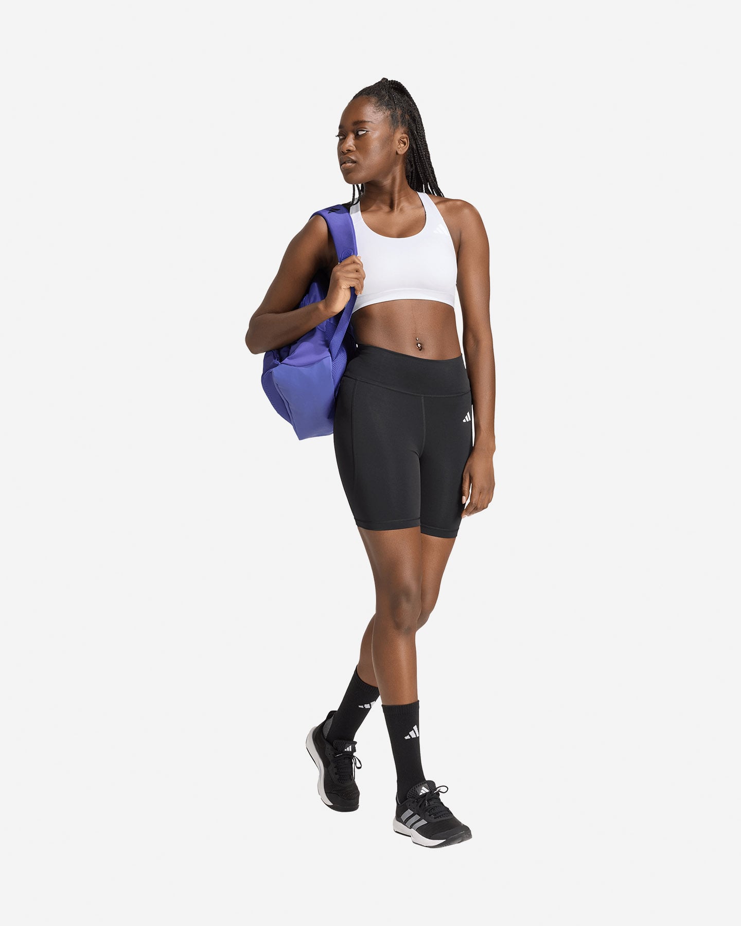 Bra training ADIDAS OPTIME ESSENTIALS WORKOUT W - Lilla - 4 | Cisalfa Sport