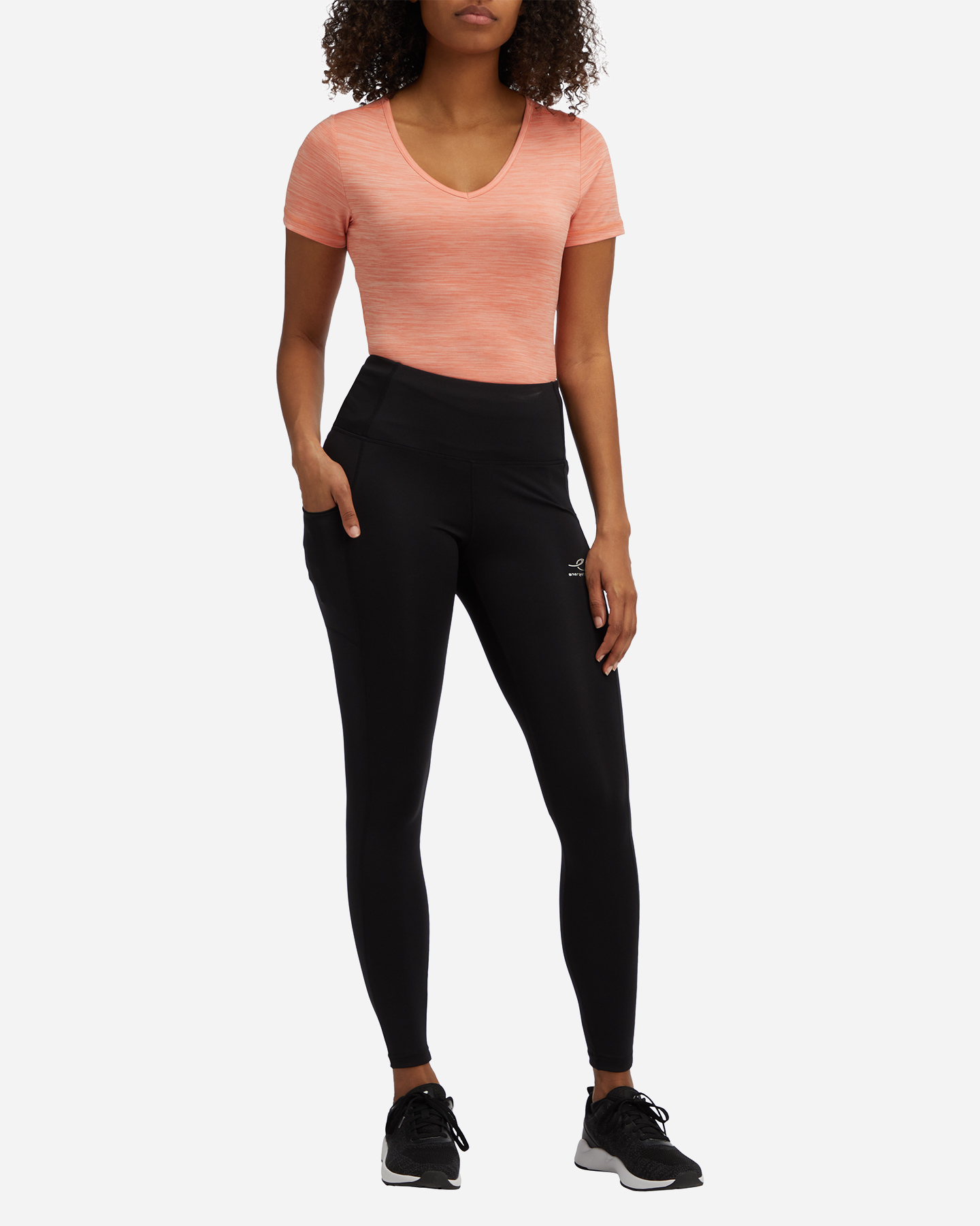Leggings ENERGETICS KAYLA 1/1 W - Nero - 3 | Cisalfa Sport