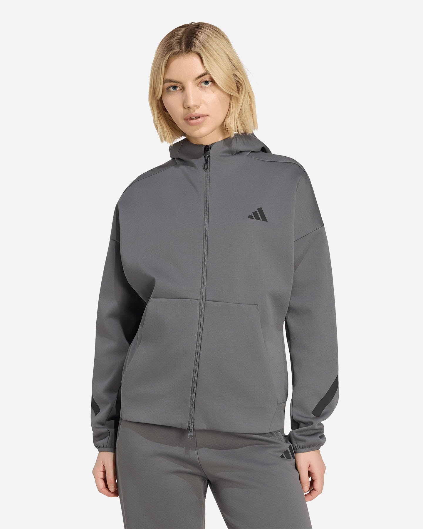 Felpa ADIDAS Z.N.E. W - Grigio - 1 | Cisalfa Sport