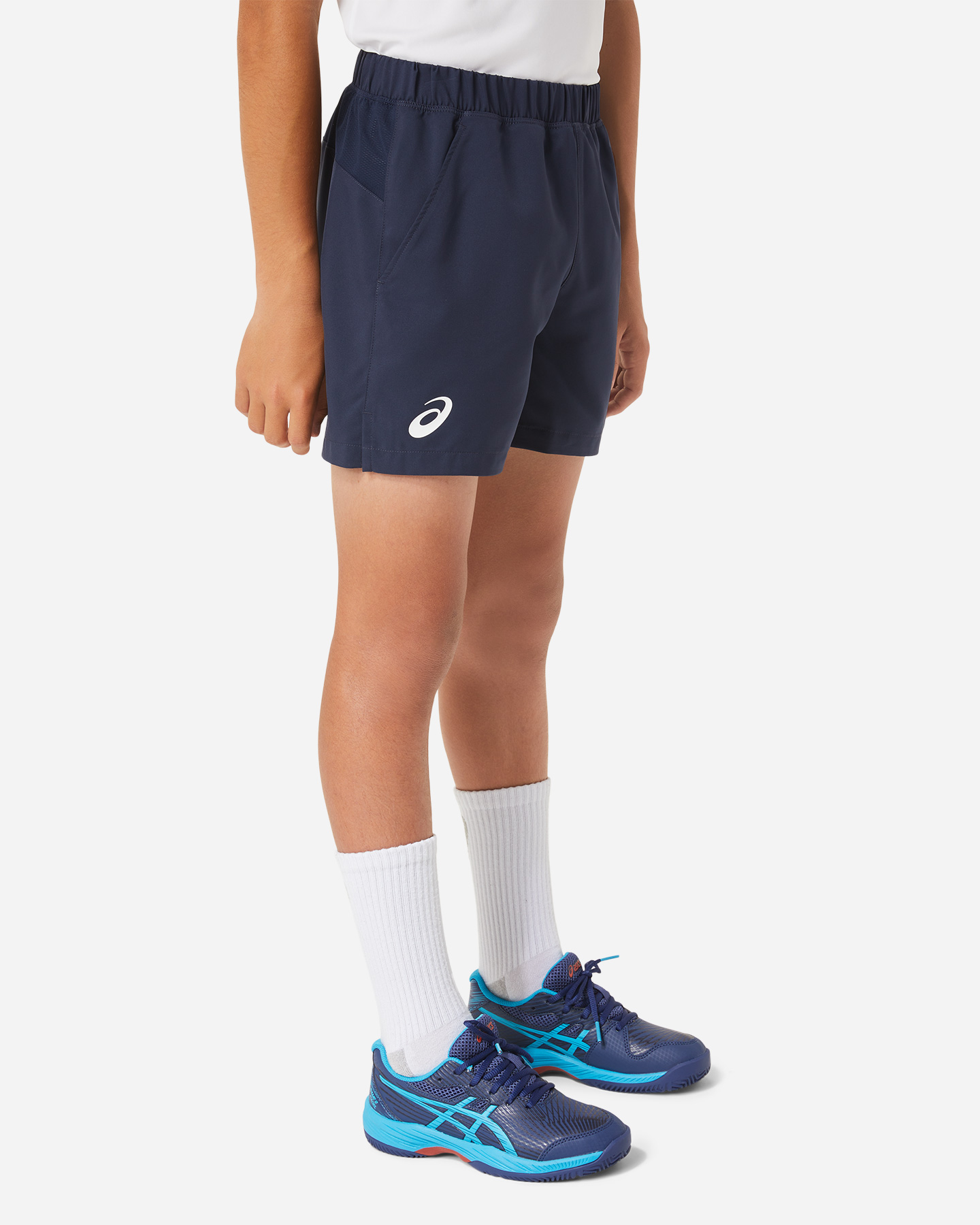 Pantaloncini tennis ASICS BASIC JR - Blu - 1 | Cisalfa Sport