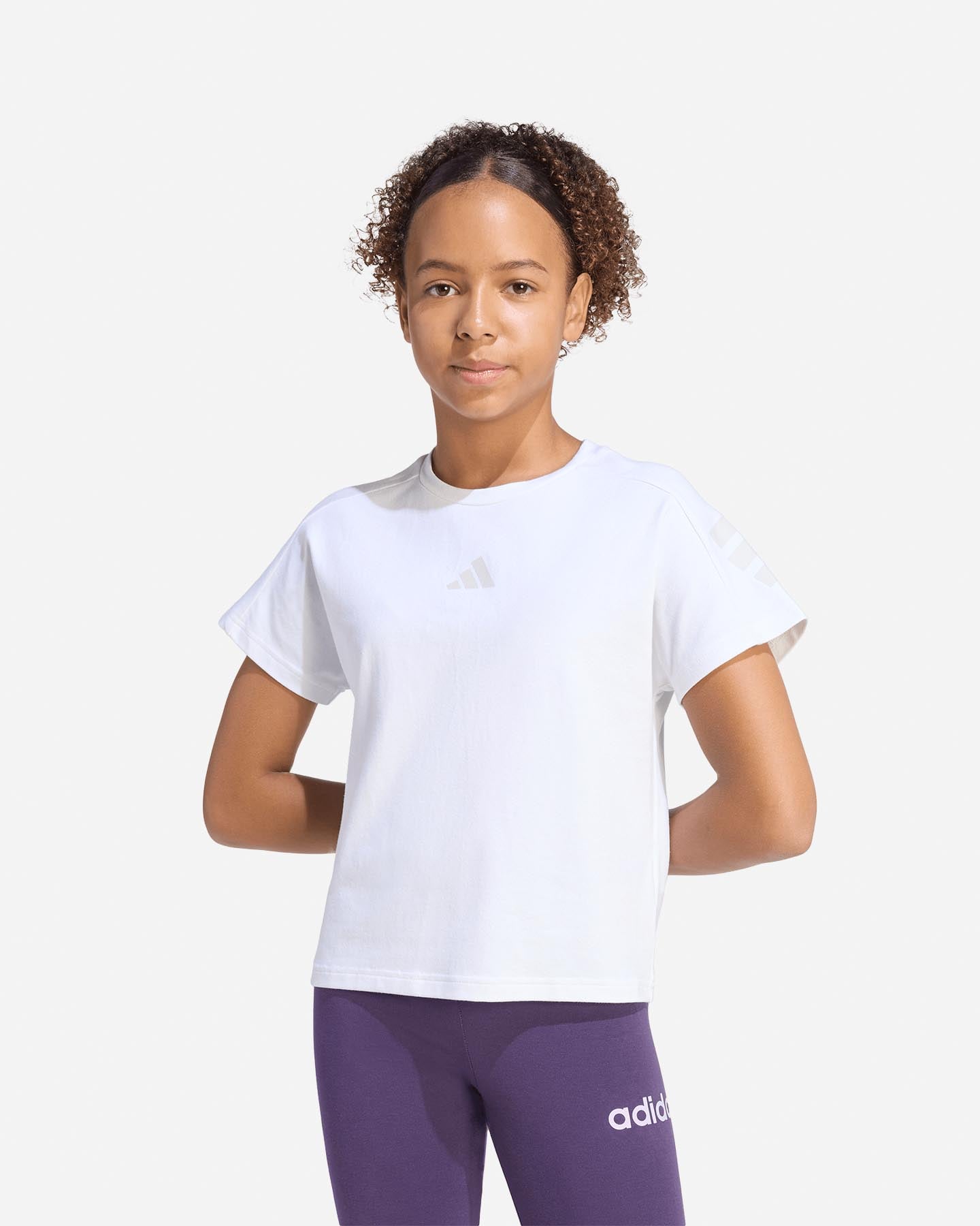 T-shirt ADIDAS FUTURE ICONS 3STRIPES JR - Bianco - 1 | Cisalfa Sport